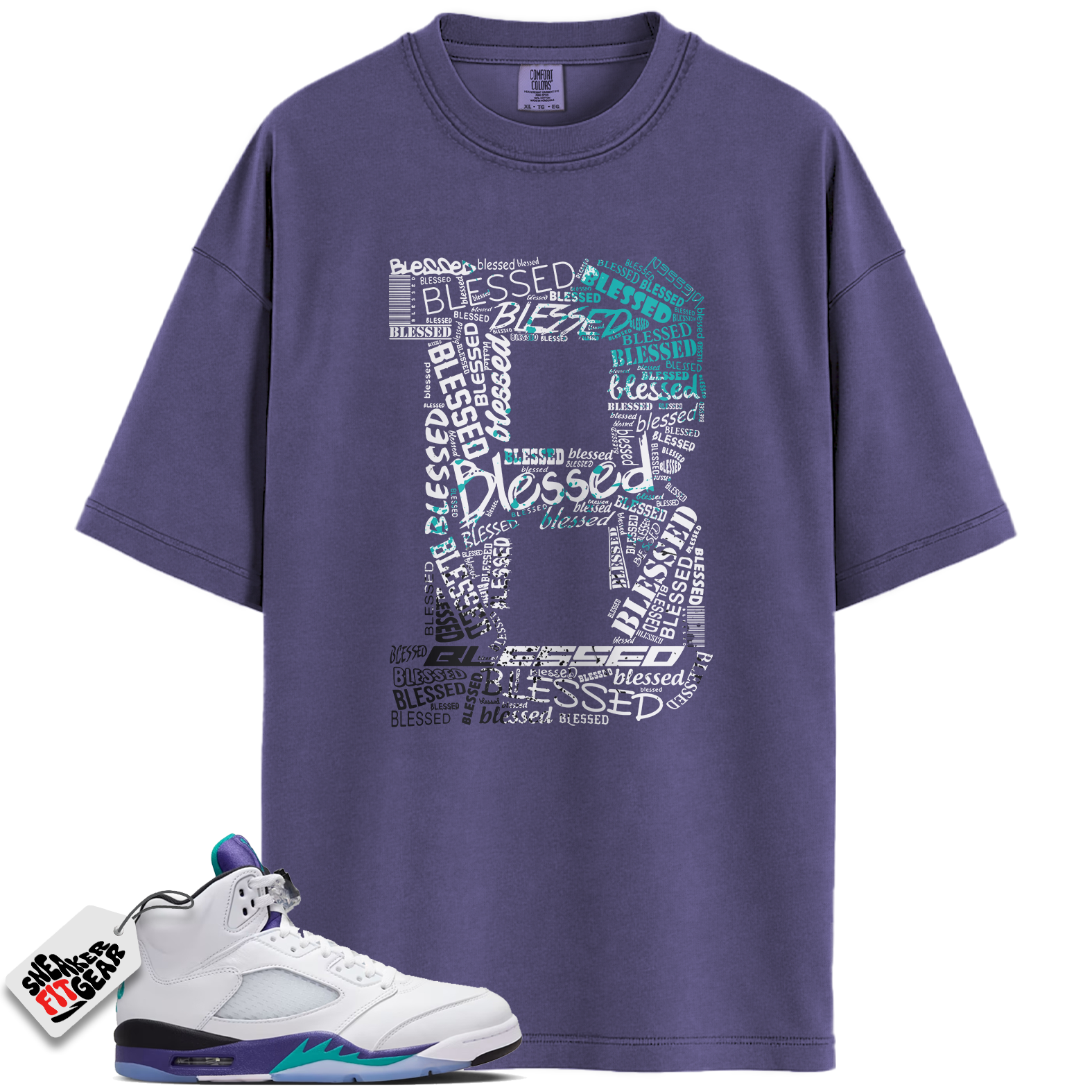 Jordan 5 Retro Grape (2025) Match Shirts, B BLS Shirts To Match Jordan 5 Retro Grape (2025)