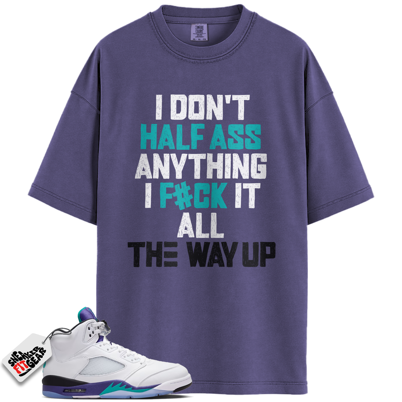 Jordan 5 Retro Grape (2025) Match Shirts, HALF Shirts To Match Jordan 5 Retro Grape (2025) Main image