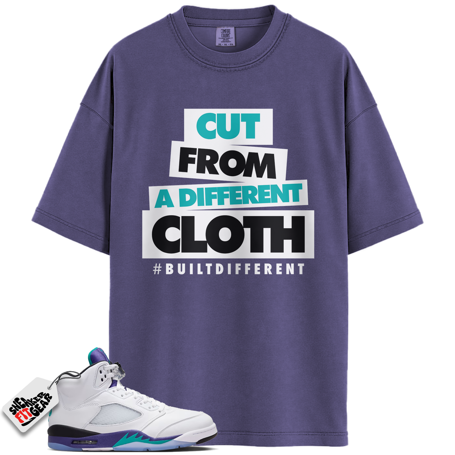 Jordan 5 Retro Grape (2025) Match Shirts, CLOTH Shirts To Match Jordan 5 Retro Grape (2025)