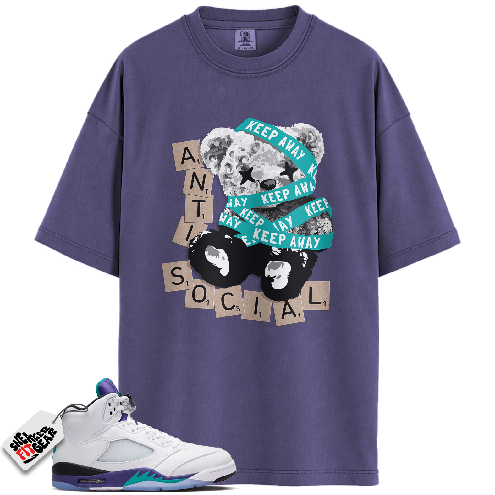 Jordan 5 Retro Grape (2025) Match Shirts, ANTI Shirts To Match Jordan 5 Retro Grape (2025)