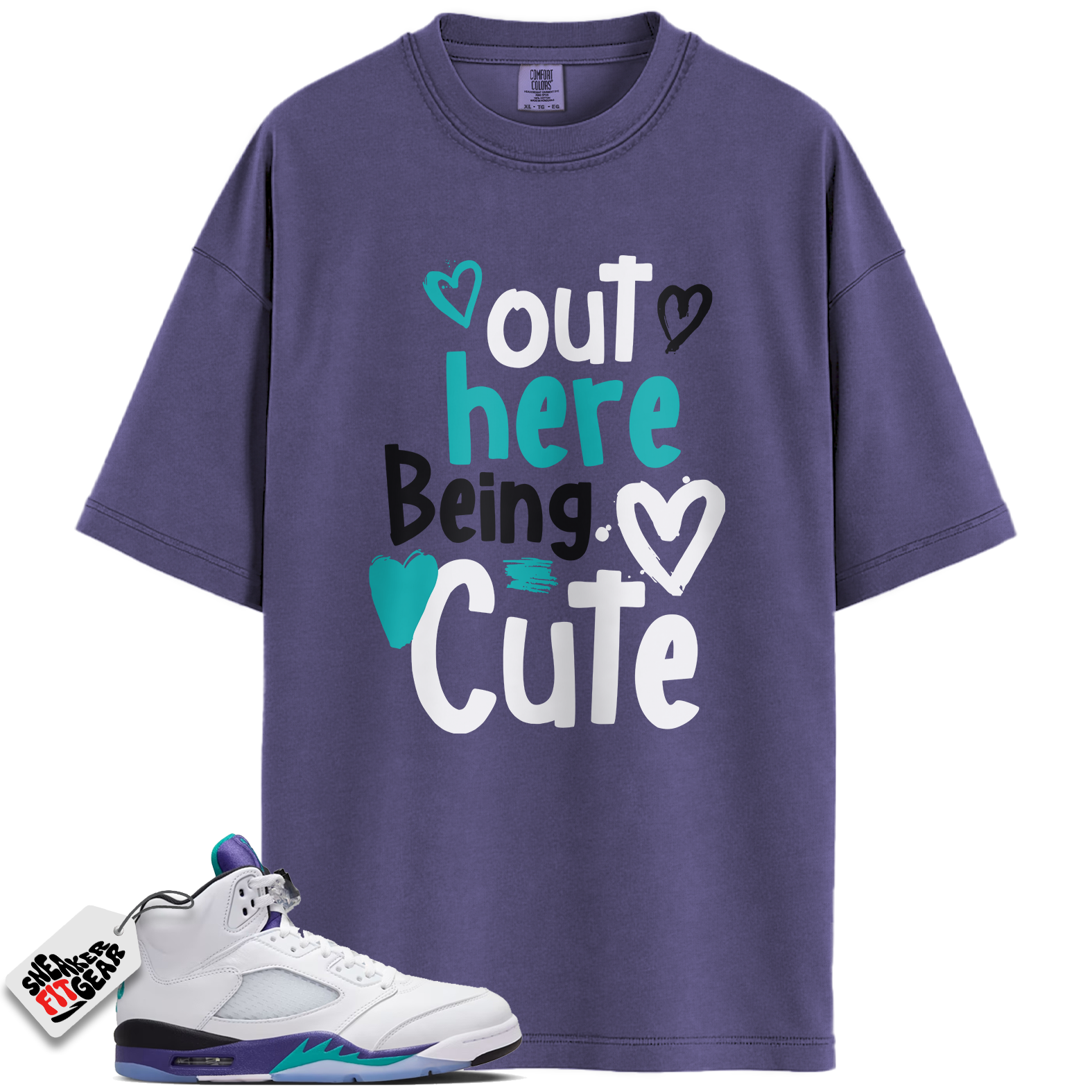 Jordan 5 Retro Grape (2025) Match Shirts, C2 Shirts To Match Jordan 5 Retro Grape (2025)