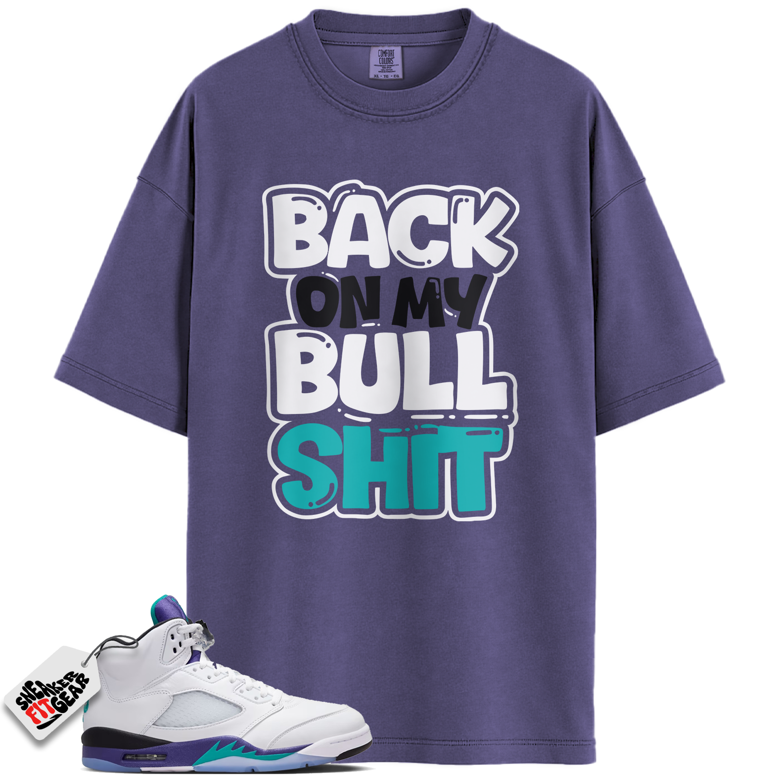 Jordan 5 Retro Grape (2025) Match Shirts, BULL Shirts To Match Jordan 5 Retro Grape (2025)