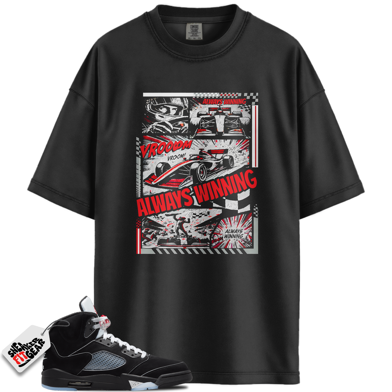 Jordan 5 Retro OG Black Metallic Reimagined Match Shirts, Always Winning Shirt Shirts To Match Jordan 5 Retro OG Black Metallic Reimagined