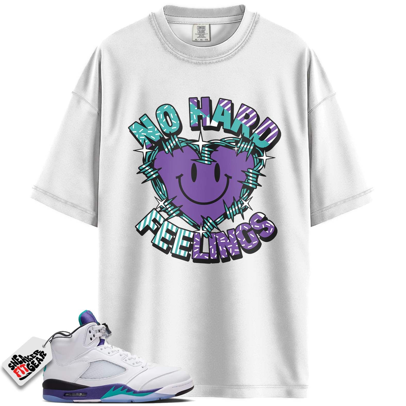 Jordan 5 Retro Grape (2025) Match Shirts, Feelings Sneaker Shirt Shirts To Match Jordan 5 Retro Grape (2025)