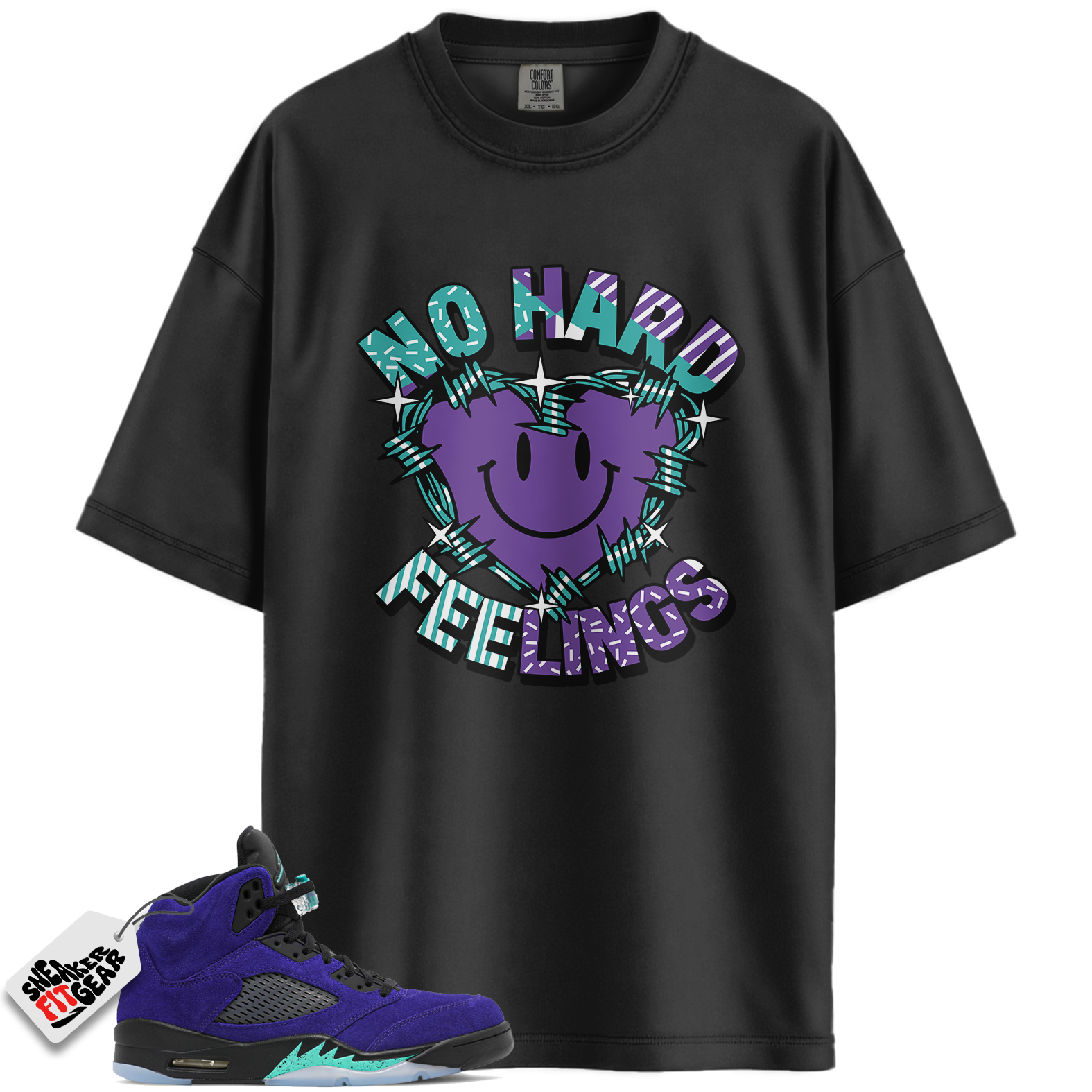 Jordan 5 Retro Alternate Grape Match Shirts, Feelings Sneaker Shirt Shirts To Match Jordan 5 Retro Alternate Grape
