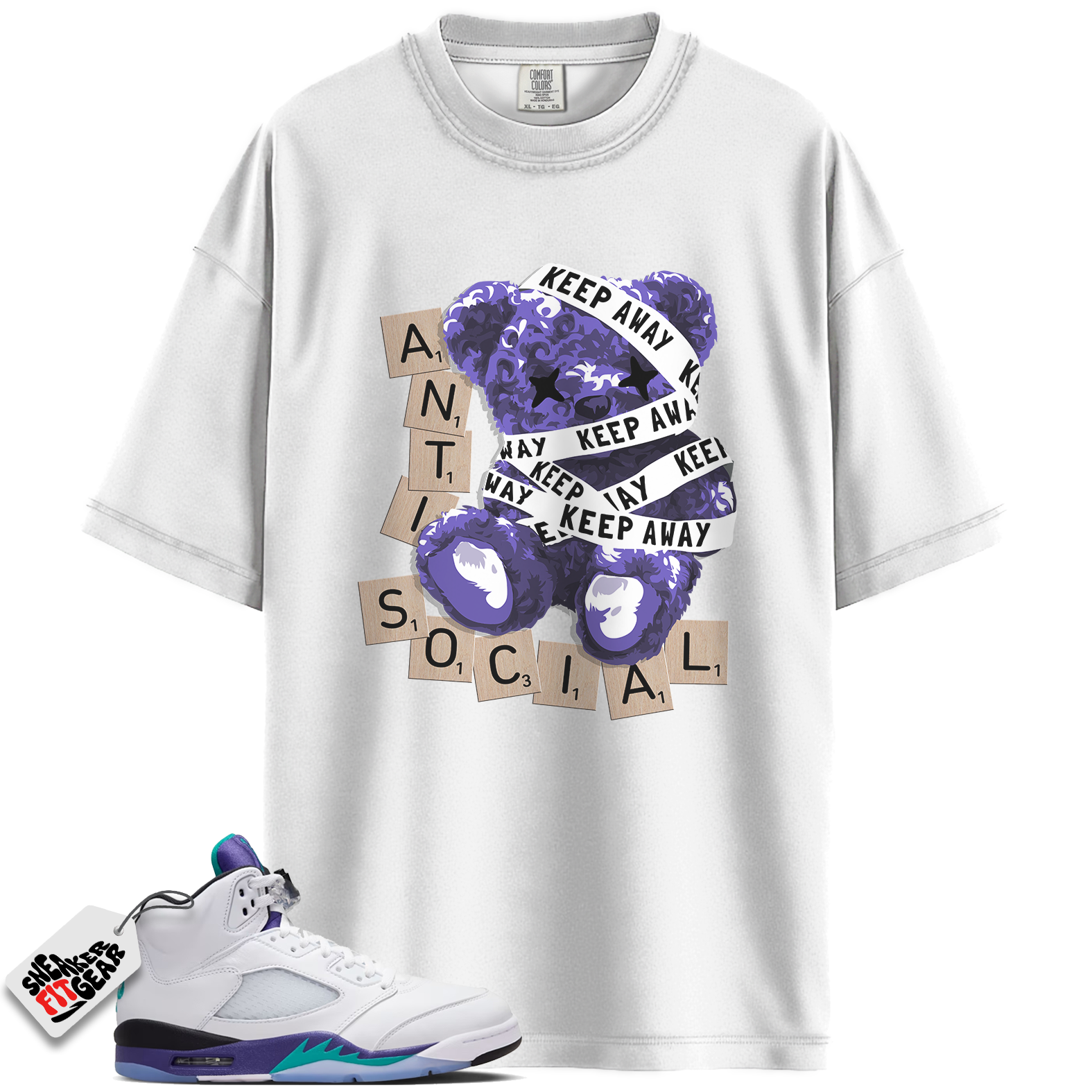 Jordan 5 Retro Grape (2025) Match Shirts, ANTI Shirts To Match Jordan 5 Retro Grape (2025)