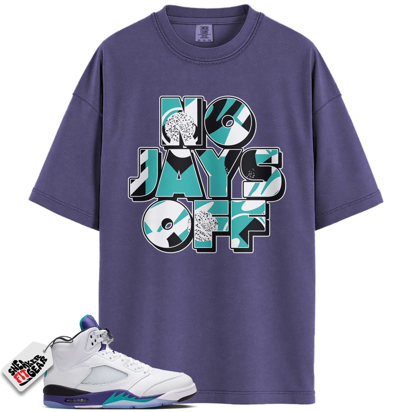 Jordan 5 Retro Grape (2025) Match Shirts, Jay All Day Sneaker Shirt Shirts To Match Jordan 5 Retro Grape (2025)