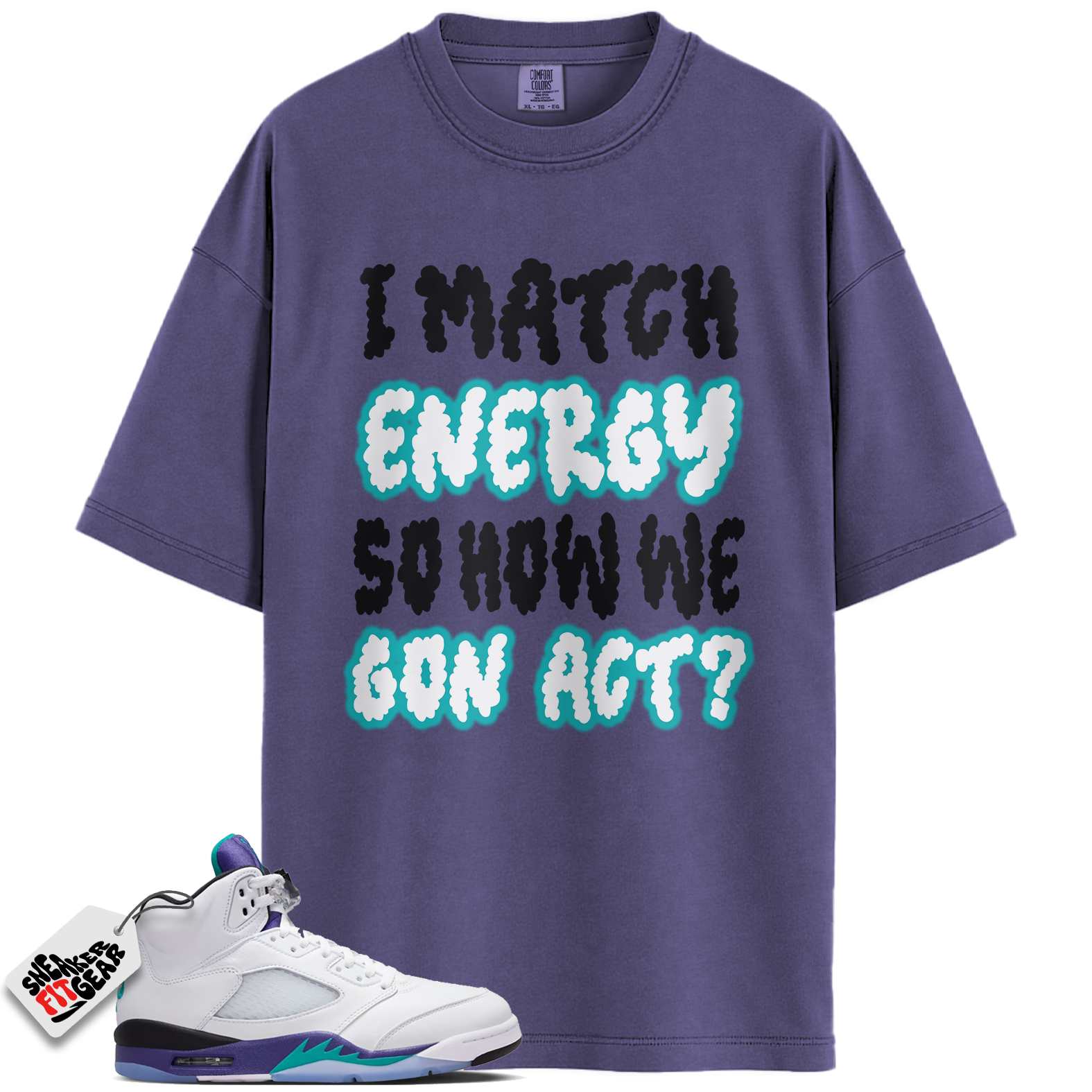 Jordan 5 Retro Grape (2025) Match Shirts, MATCH Shirts To Match Jordan 5 Retro Grape (2025)
