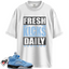 Jordan 5 Retro UNC University Blue Match Shirts, Fresh Kicks Daily Shirt Shirts To Match Jordan 5 Retro UNC University Blue
