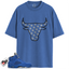 Jordan 5 Retro Blue Suede Match Shirts, Bull 5 Royal Tee Shirts To Match Jordan 5 Retro Blue Suede