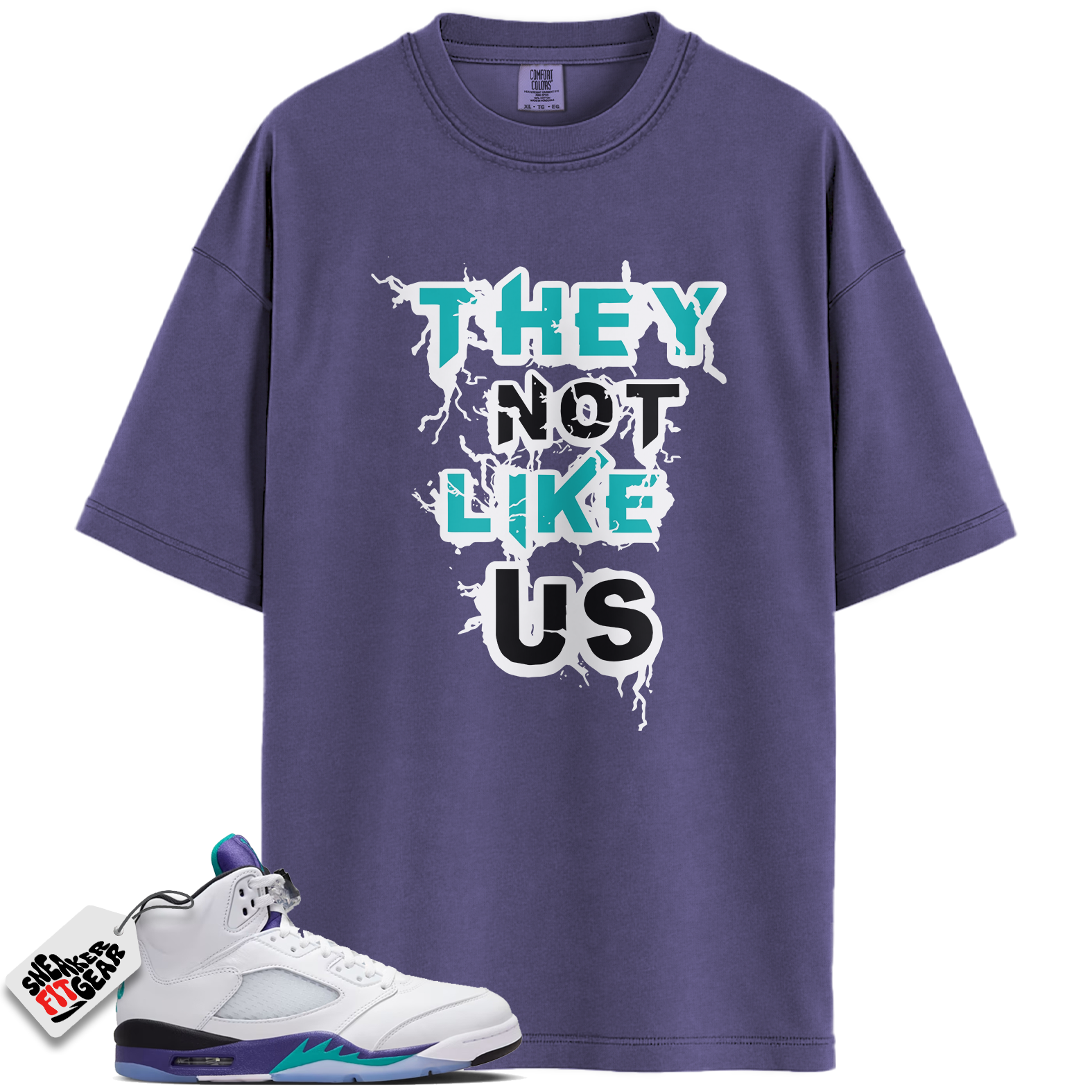 Jordan 5 Retro Grape (2025) Match Shirts, US Shirts To Match Jordan 5 Retro Grape (2025)