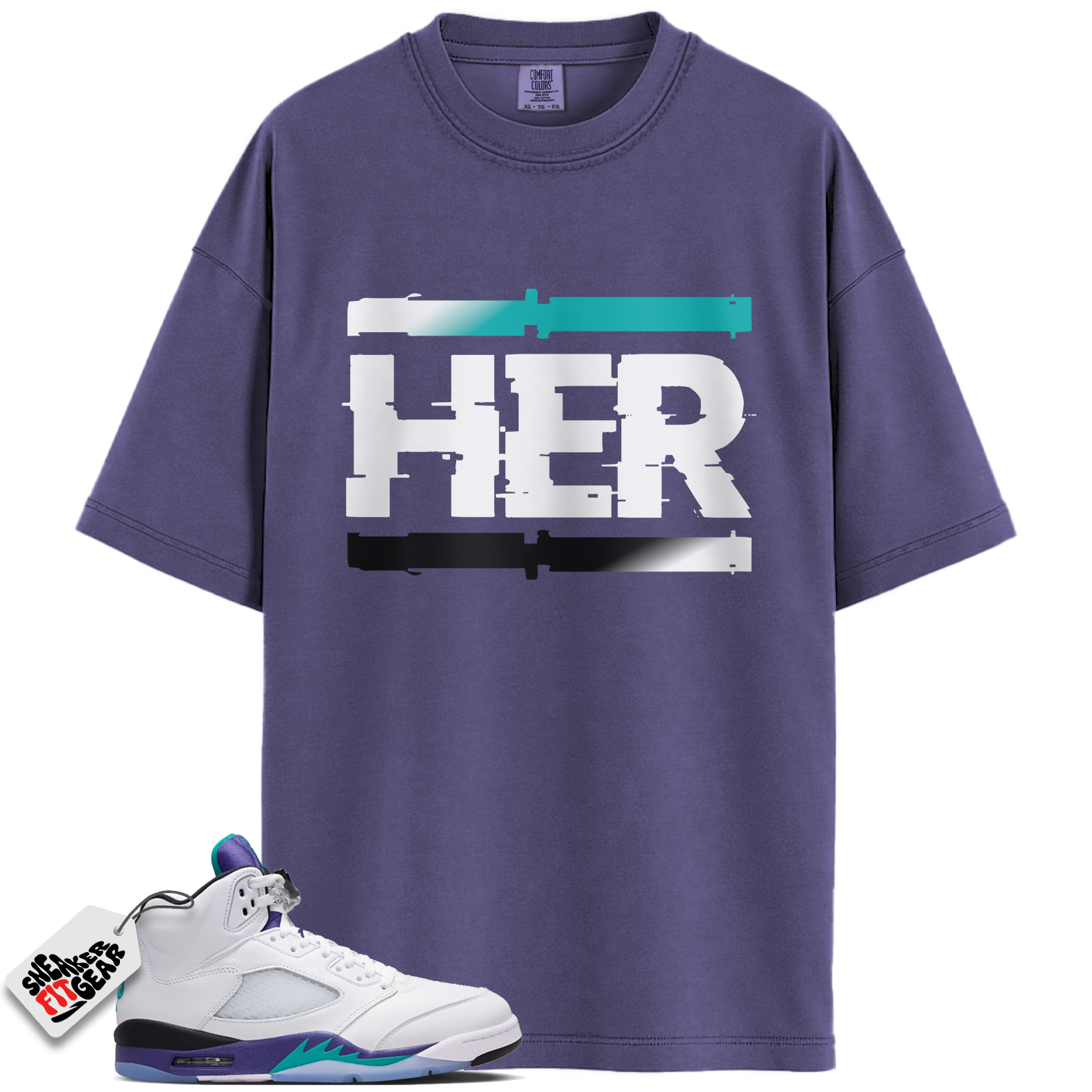 Jordan 5 Retro Grape (2025) Match Shirts, HER Shirts To Match Jordan 5 Retro Grape (2025) Main image