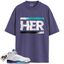 Jordan 5 Retro Grape (2025) Match Shirts, HER Shirts To Match Jordan 5 Retro Grape (2025)