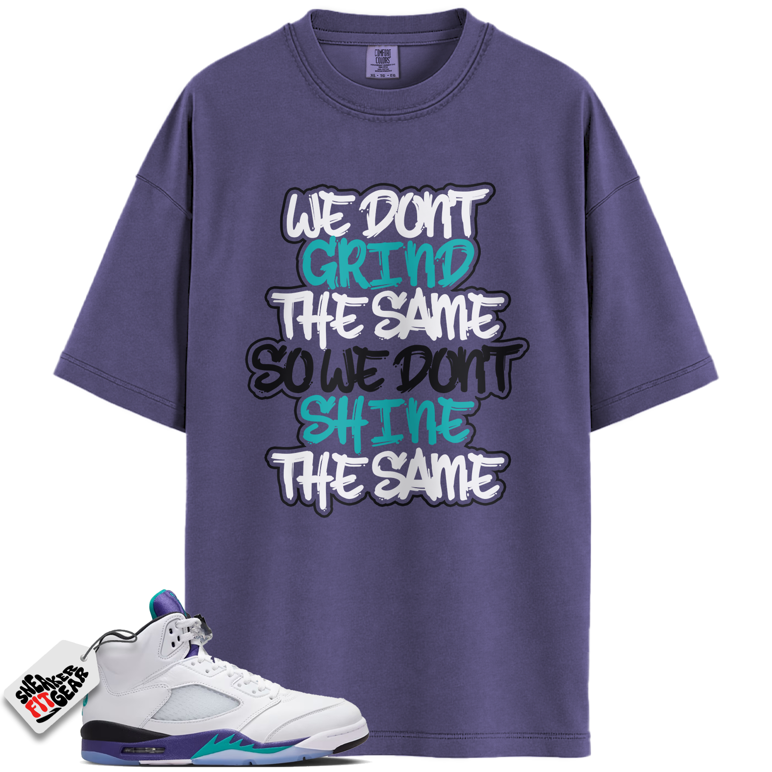Jordan 5 Retro Grape (2025) Match Shirts, GRIND Shirts To Match Jordan 5 Retro Grape (2025) Main image