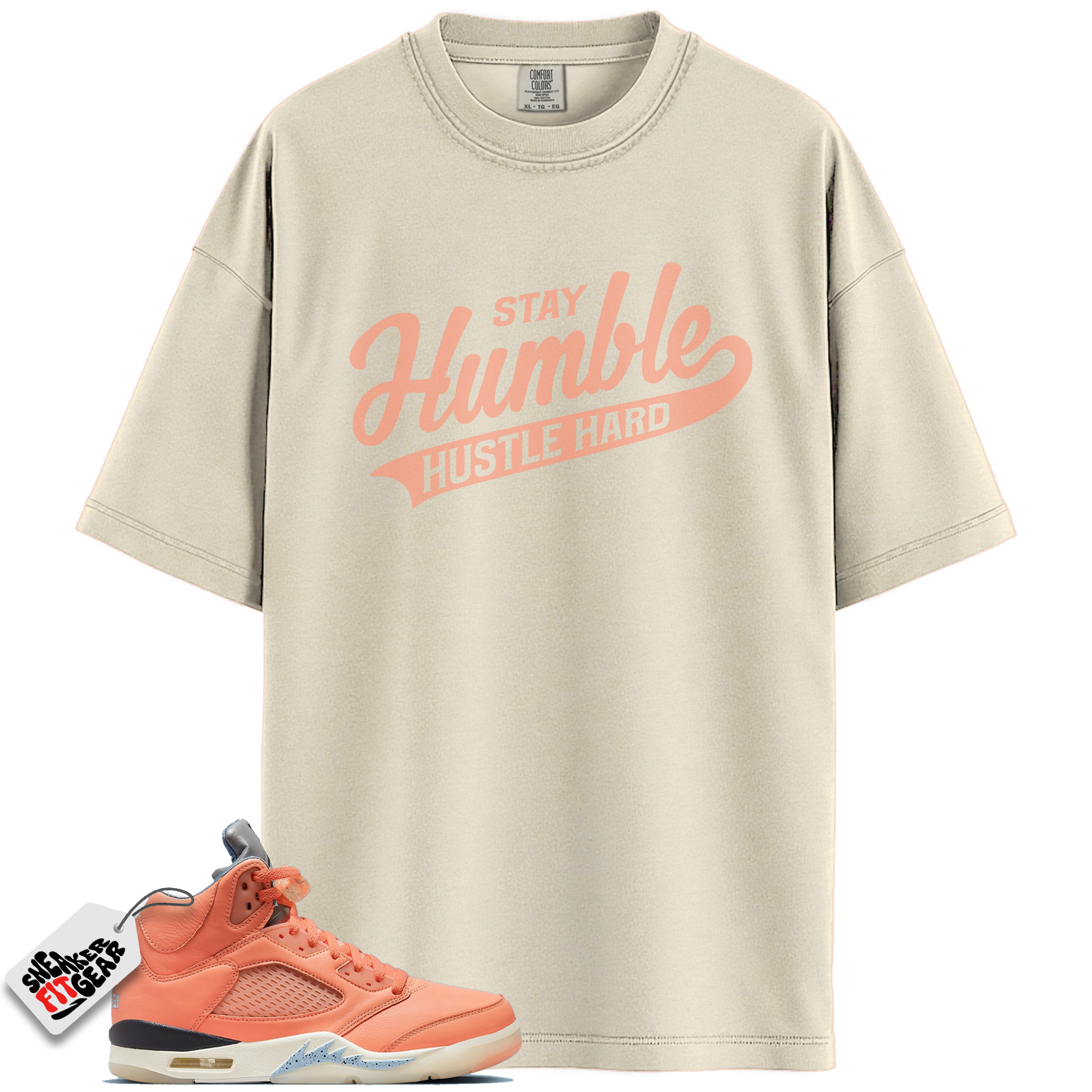Jordan 5 Retro DJ Khaled We The Best Crimson Bliss Match Shirts, Stay Humble Hustle Hard Shirt Shirts To Match Jordan 5 Retro DJ Khaled We The Best Crimson Bliss