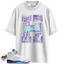 Jordan 5 Retro Grape (2025) Match Shirts, H for Hustle Sneaker Shirts To Match Jordan 5 Retro Grape (2025)