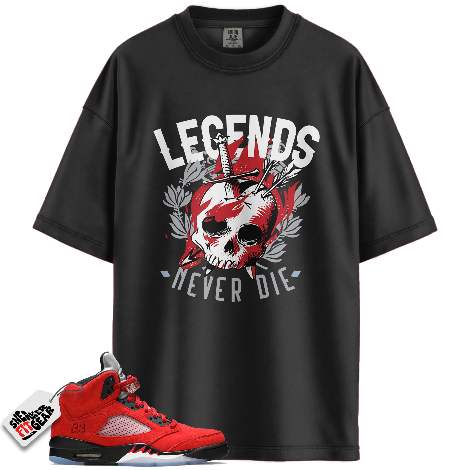 Jordan 5 Retro Toro Bravo Raging Bull Match Shirts, Legendary Shirt Shirts To Match Jordan 5 Retro Toro Bravo Raging Bull