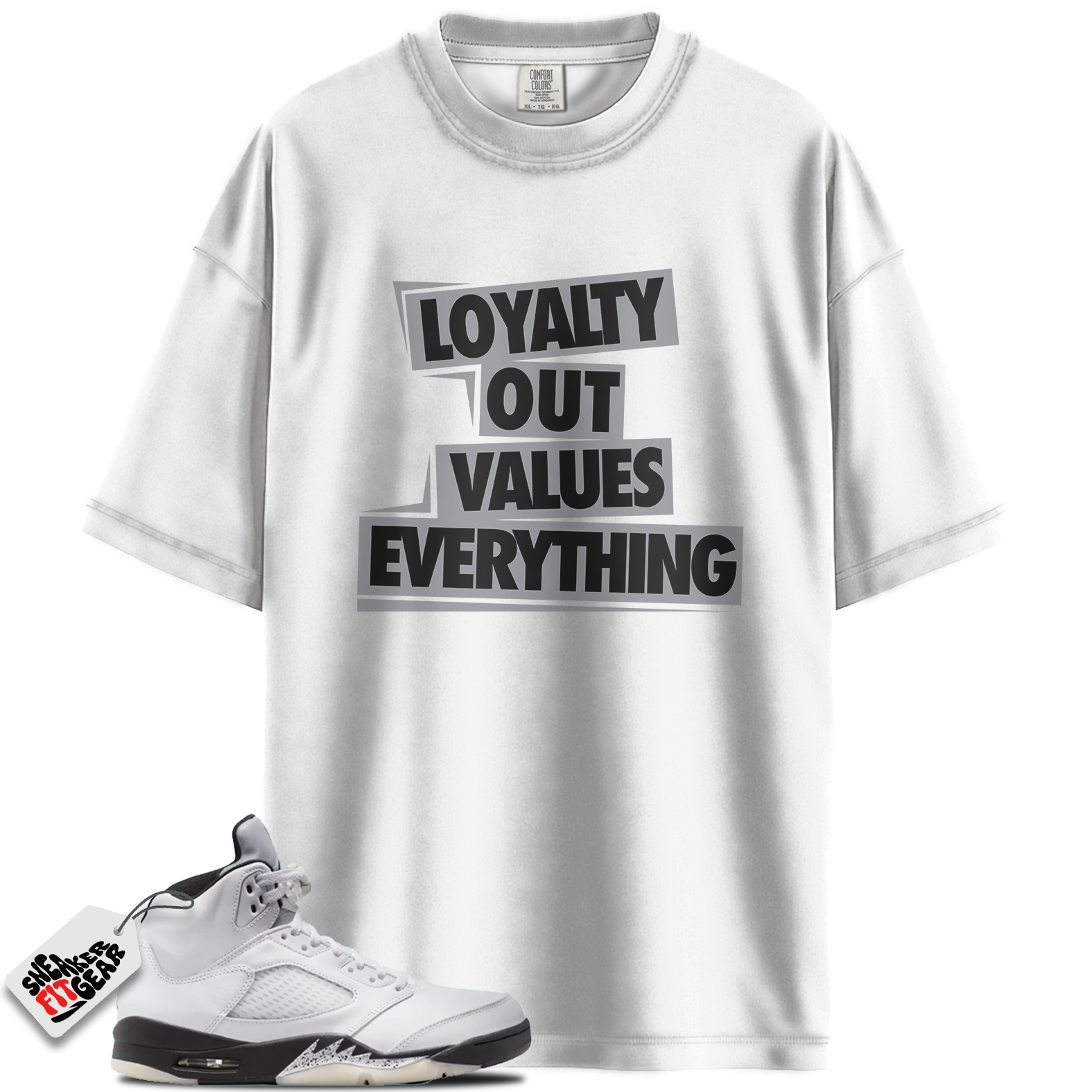 Jordan 5 Retro Reverse Metallic Match Shirts, LOVE Shirts To Match Jordan 5 Retro Reverse Metallic