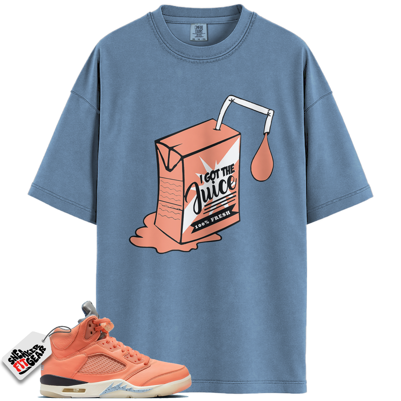 Jordan 5 Retro DJ Khaled We The Best Crimson Bliss Match Shirts, I Got The Juice Shirt Shirts To Match Jordan 5 Retro DJ Khaled We The Best Crimson Bliss