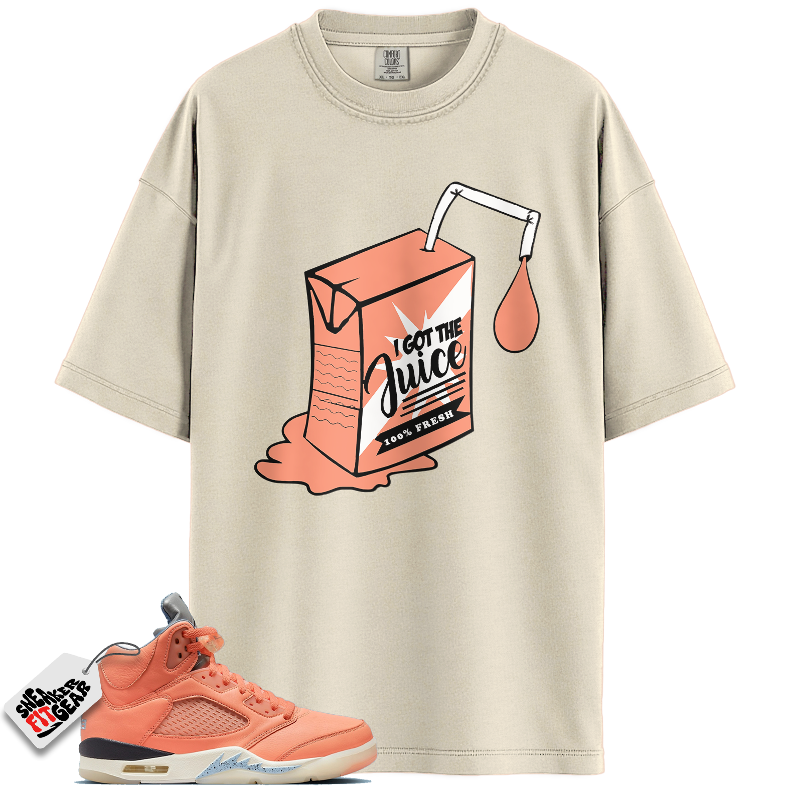 Jordan 5 Retro DJ Khaled We The Best Crimson Bliss Match Shirts, I Got The Juice Shirt Shirts To Match Jordan 5 Retro DJ Khaled We The Best Crimson Bliss