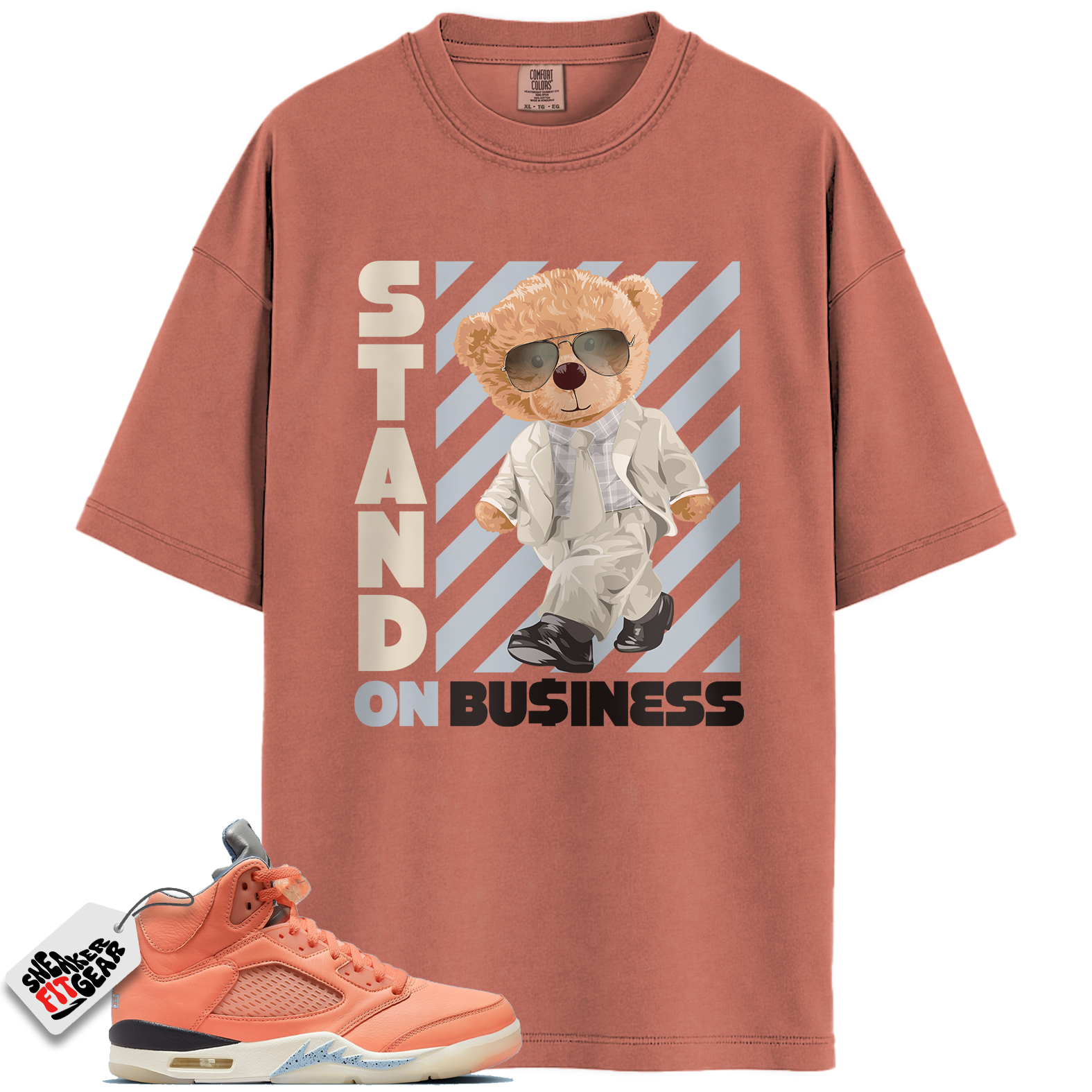 Jordan 5 Retro DJ Khaled We The Best Crimson Bliss Match Shirts, STAND T-Shirt Shirts To Match Jordan 5 Retro DJ Khaled We The Best Crimson Bliss