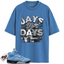 Jordan 5 Retro UNC University Blue Match Shirts, Stacked Shirts To Match Jordan 5 Retro UNC University Blue