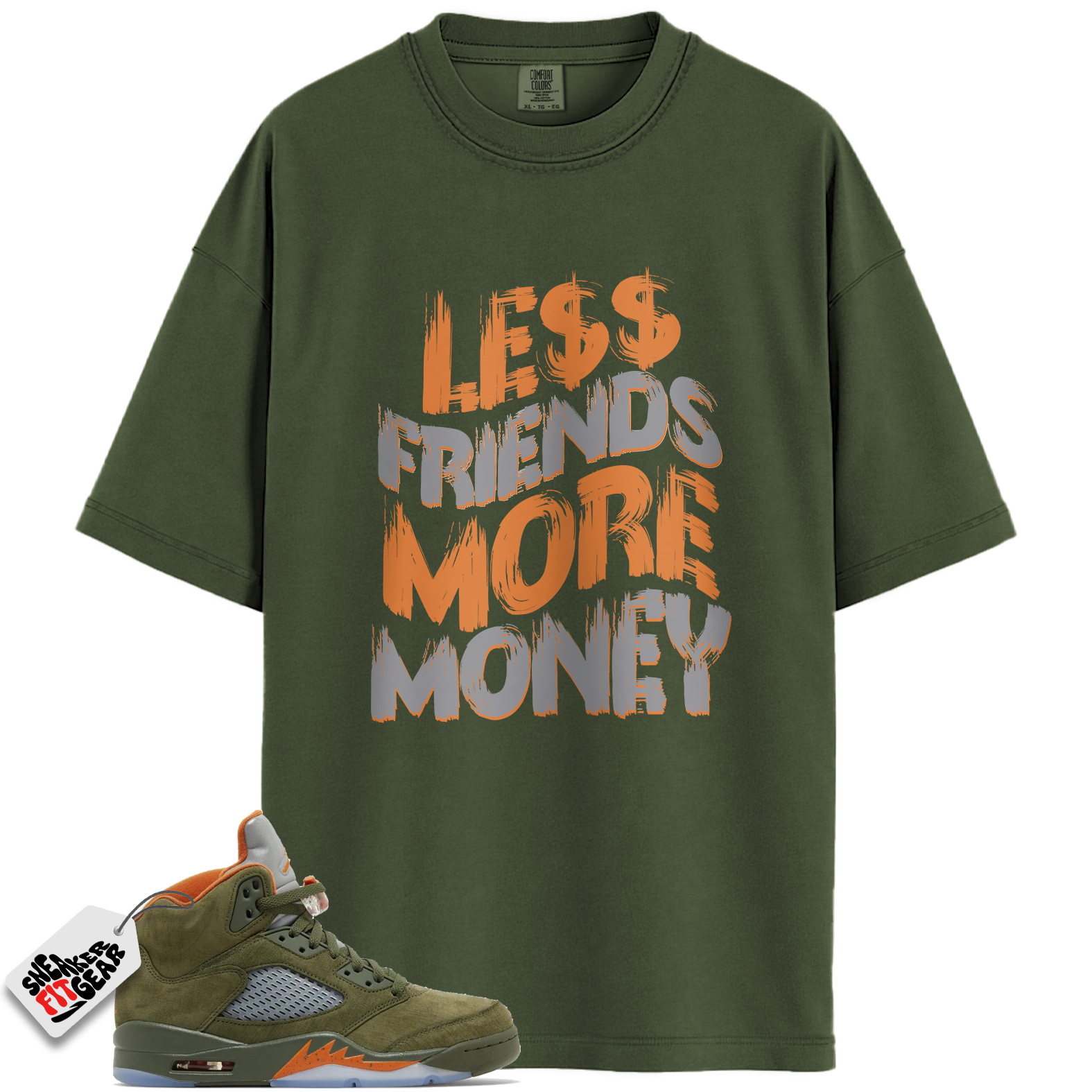 Jordan 5 Retro Olive Match Shirts, LF Shirts To Match Jordan 5 Retro Olive Main image