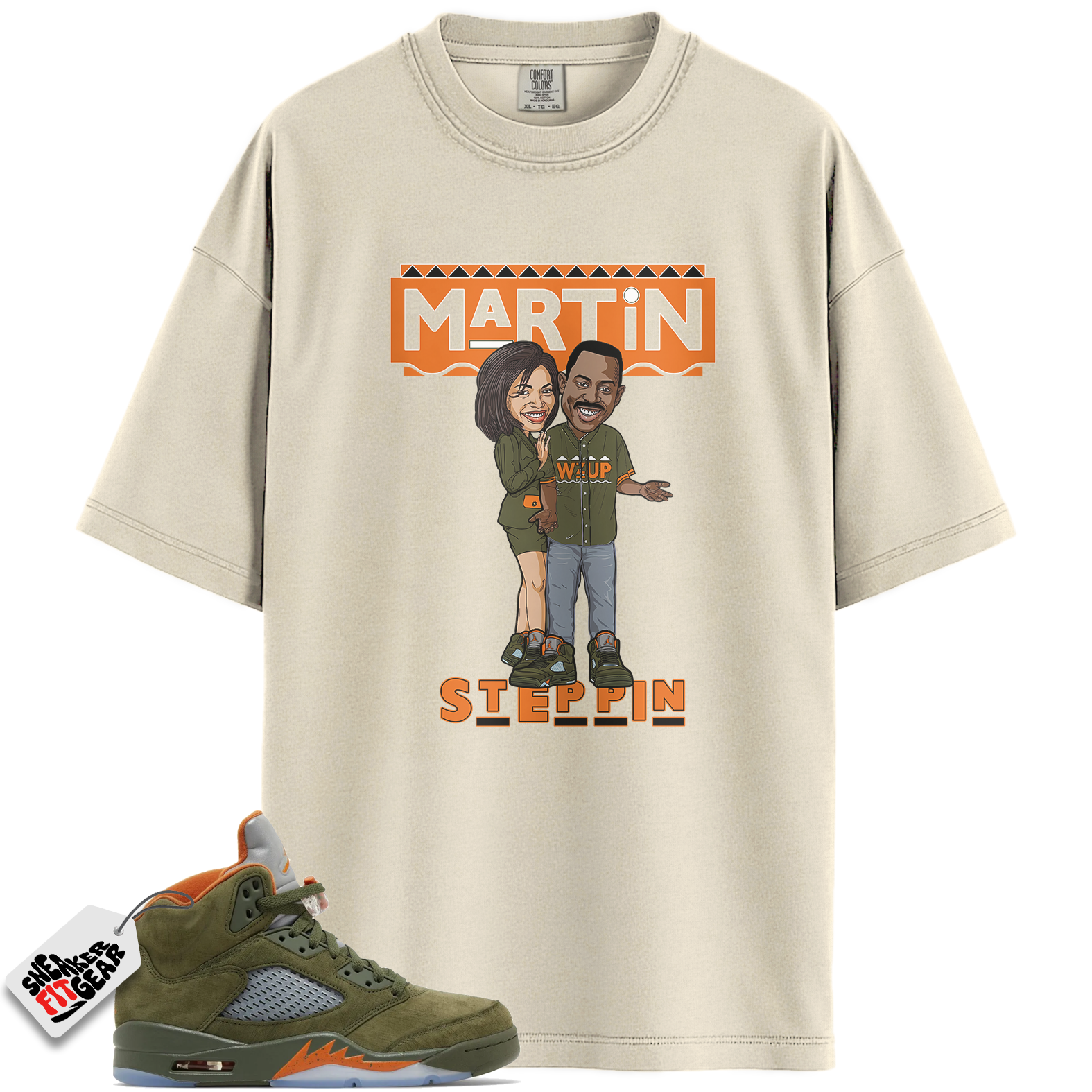 Jordan 5 Retro Olive Match Shirts, MM – Martin Steppin Shirt Shirts To Match Jordan 5 Retro Olive