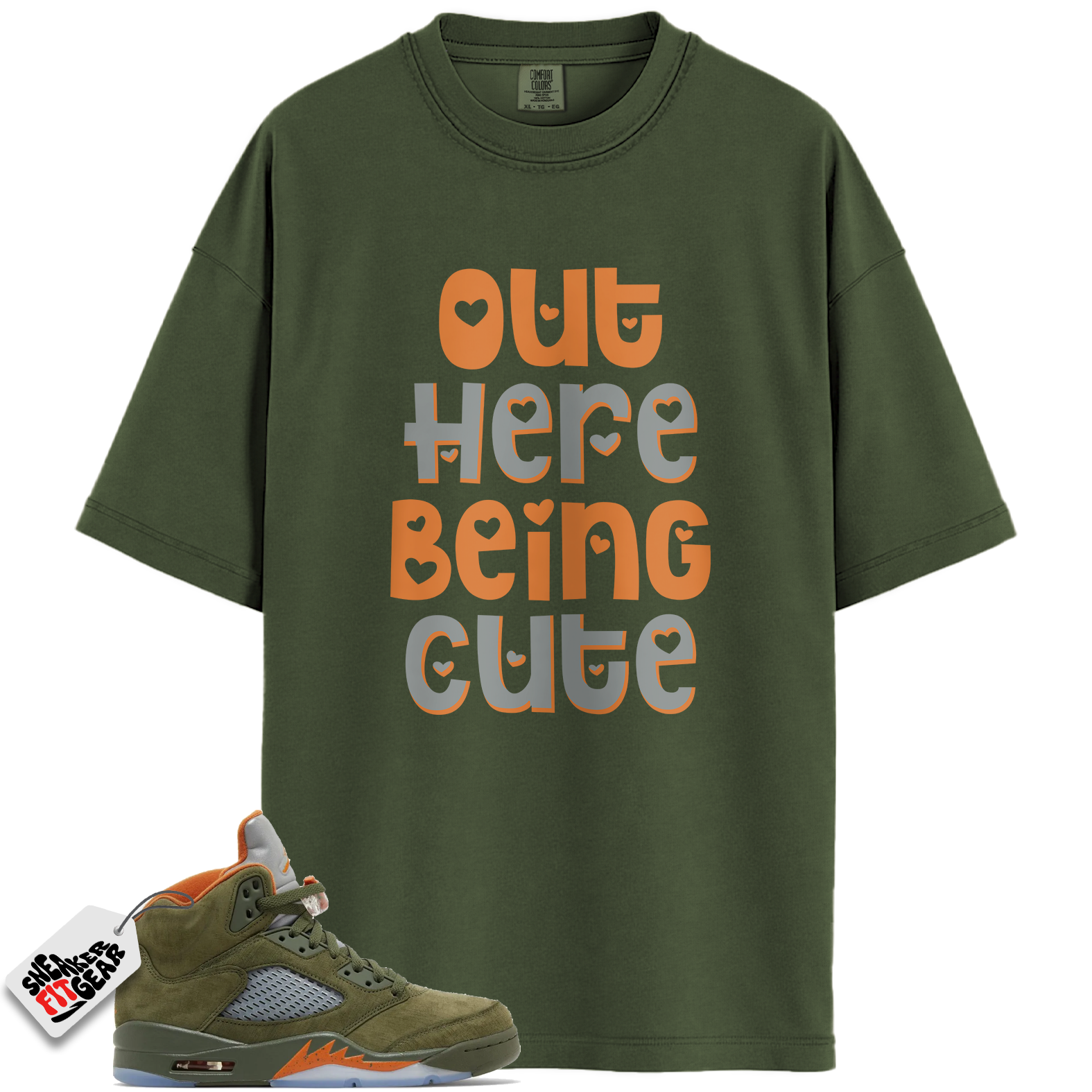 Jordan 5 Retro Olive Match Shirts, CUTE Shirts To Match Jordan 5 Retro Olive