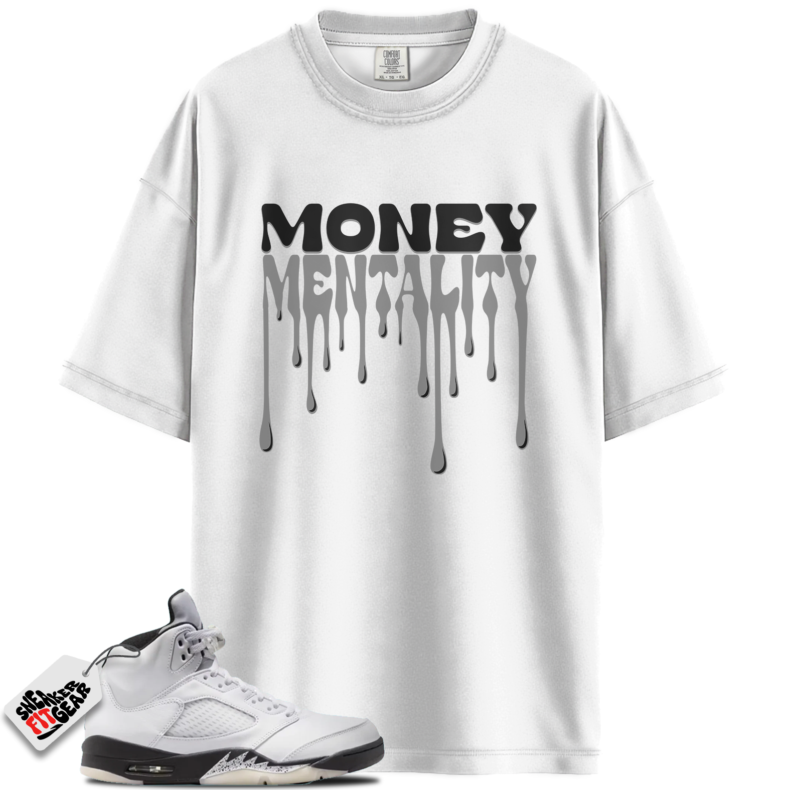 Jordan 5 Retro Reverse Metallic Match Shirts, Money Mentality Shirts To Match Jordan 5 Retro Reverse Metallic