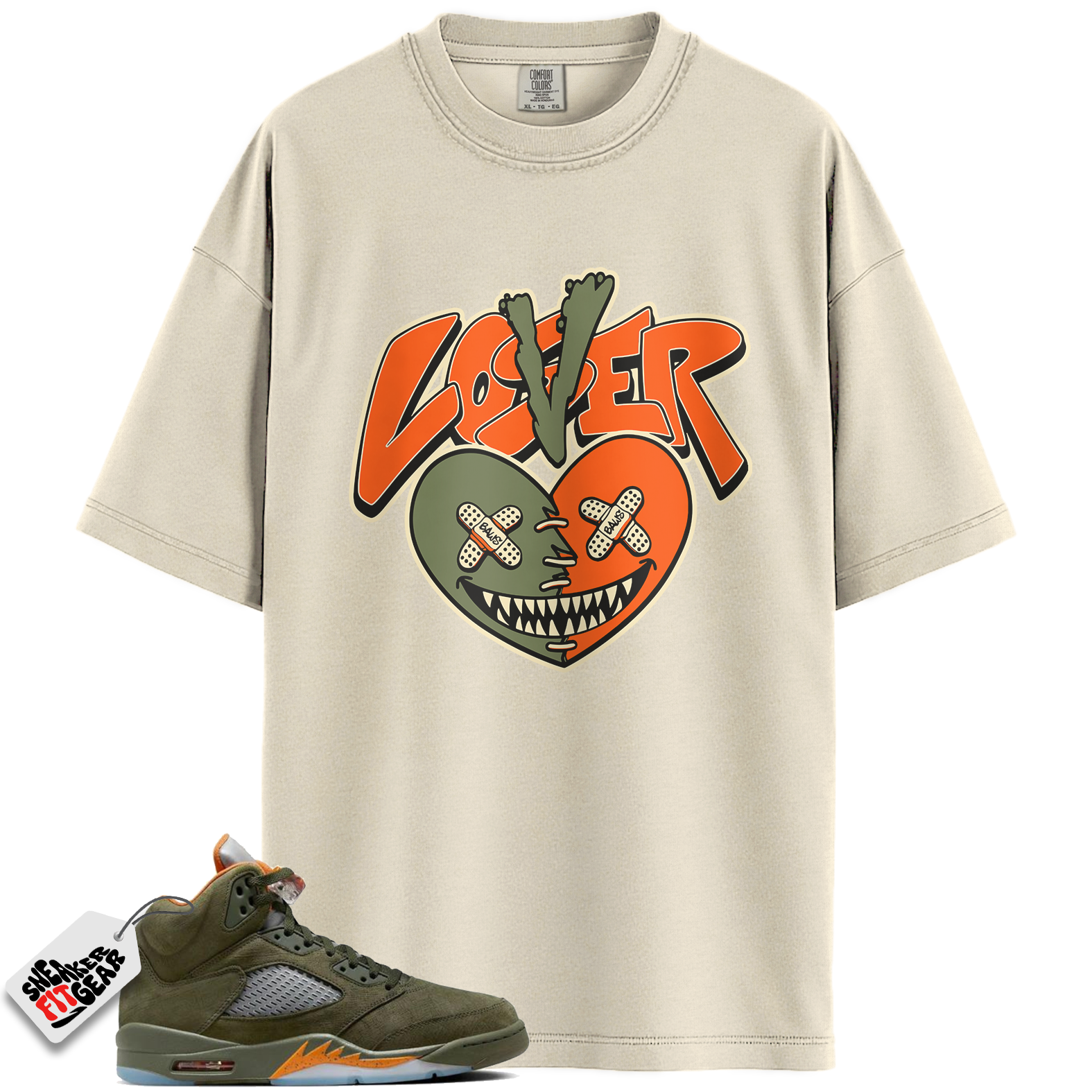 Jordan 5 Retro Olive Match Shirts, Lover Loser Shirts To Match Jordan 5 Retro Olive