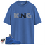 Jordan 5 Retro Blue Suede Match Shirts, KING Shirts To Match Jordan 5 Retro Blue Suede