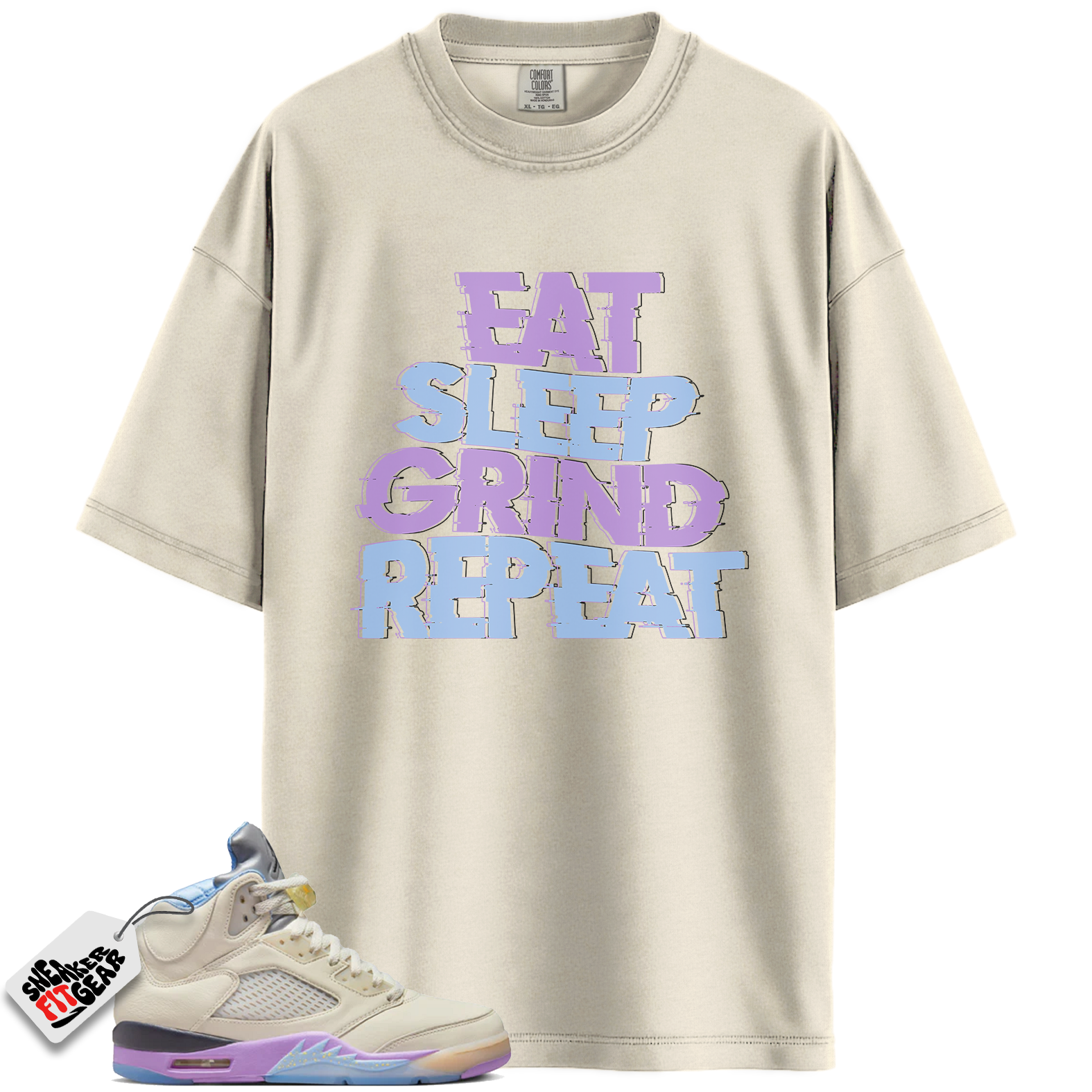 Jordan 5 Retro We The Best - Sail Match Shirts, REPEAT Shirts To Match Jordan 5 Retro We The Best - Sail Main image