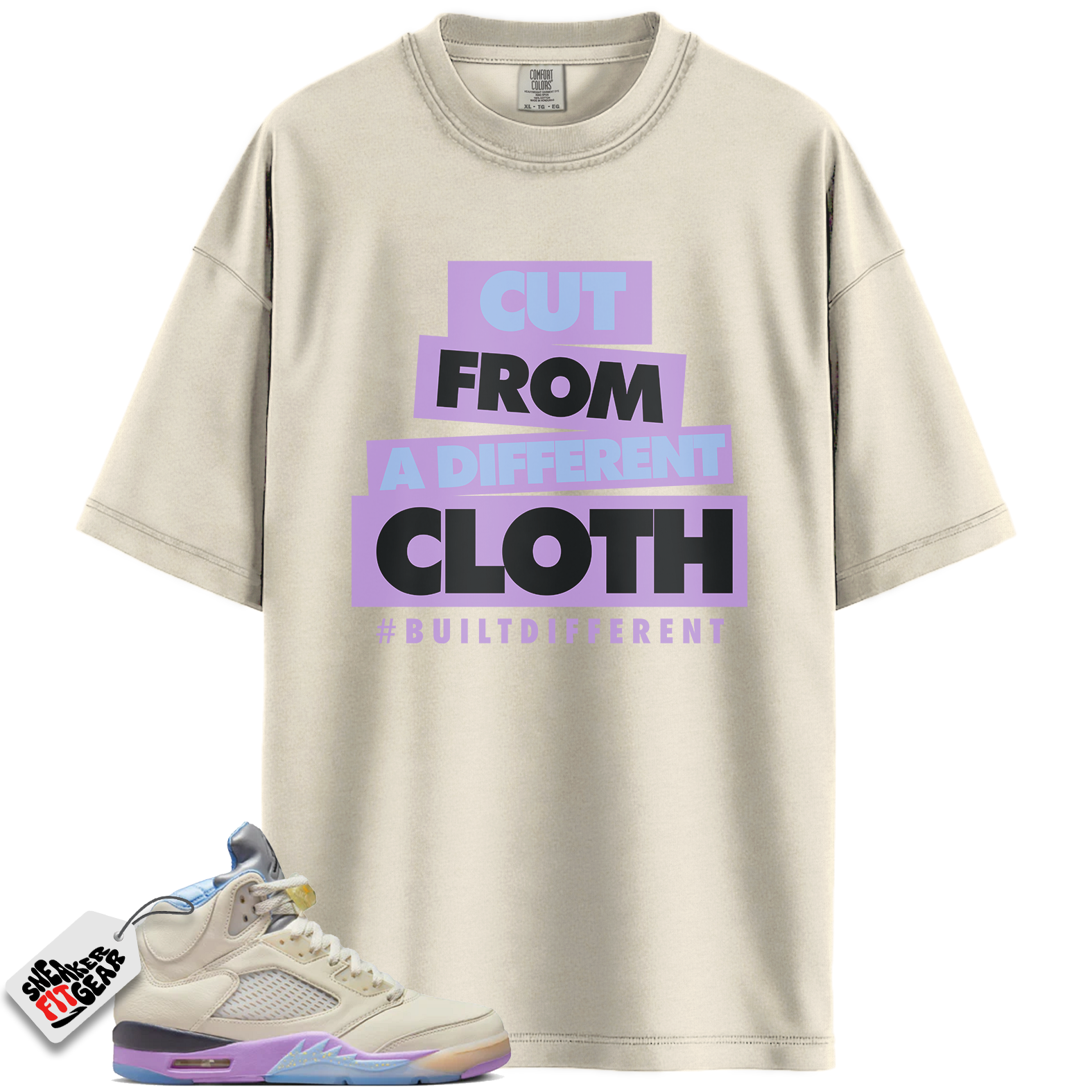 Jordan 5 Retro We The Best - Sail Match Shirts, CLOTH Shirts To Match Jordan 5 Retro We The Best - Sail