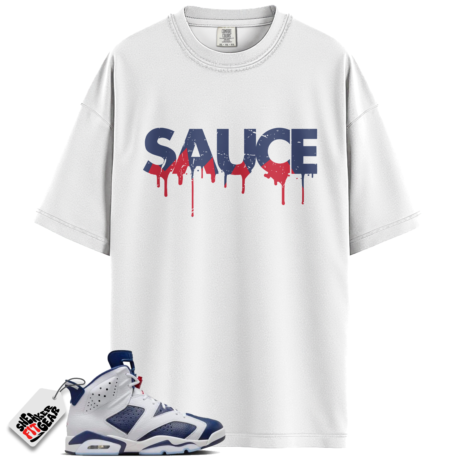 Jordan 6 Retro Olympic Match Shirts, Sauce Shirt To Match Jordan 6 Retro Olympic
