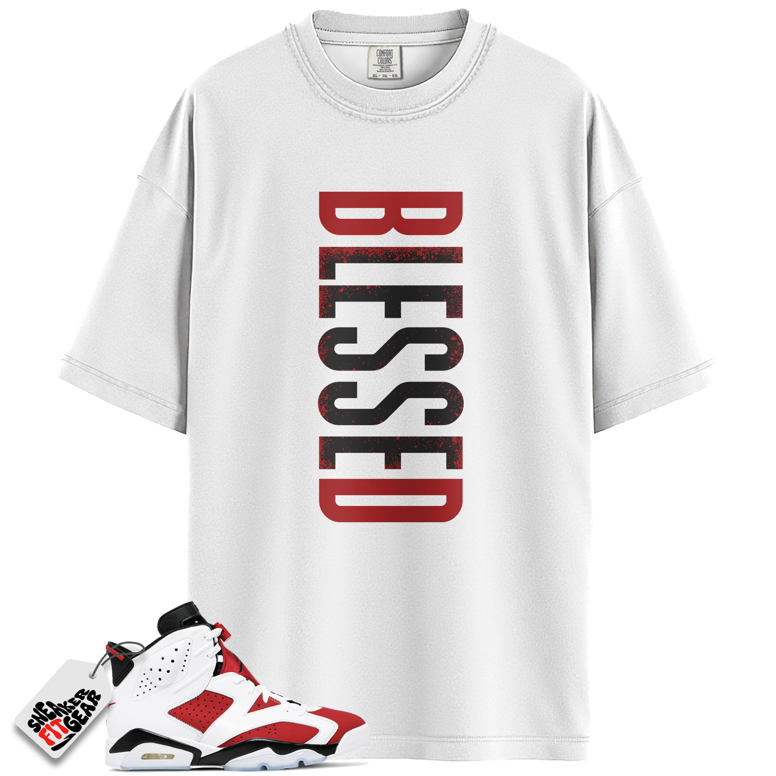 Jordan 6 Retro Carmine Match Shirts, VERTBLS To Match Jordan 6 Retro Carmine