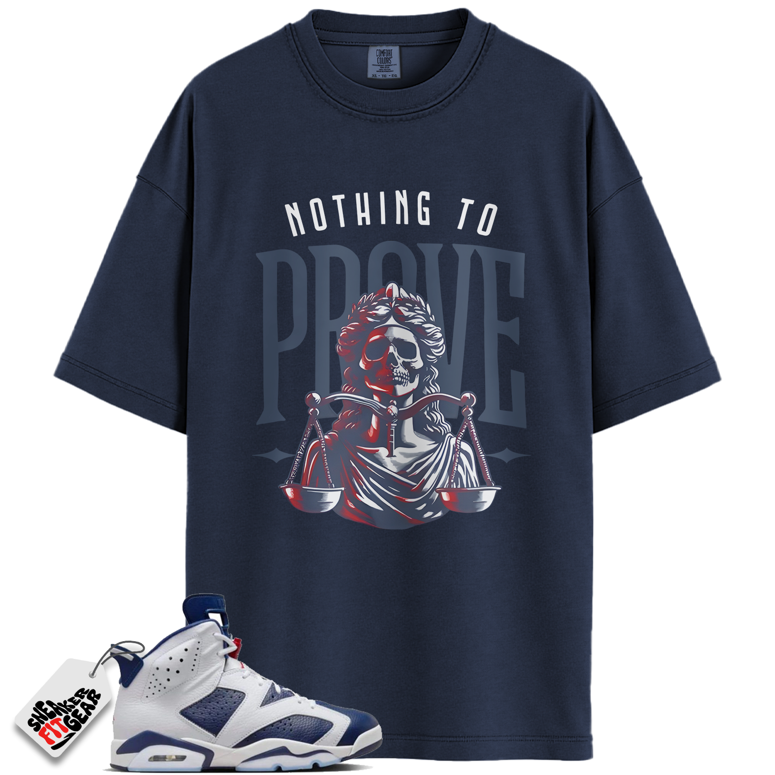 Jordan 6 Retro Olympic Match Shirts, Proof Sneaker Shirt To Match Jordan 6 Retro Olympic Main image