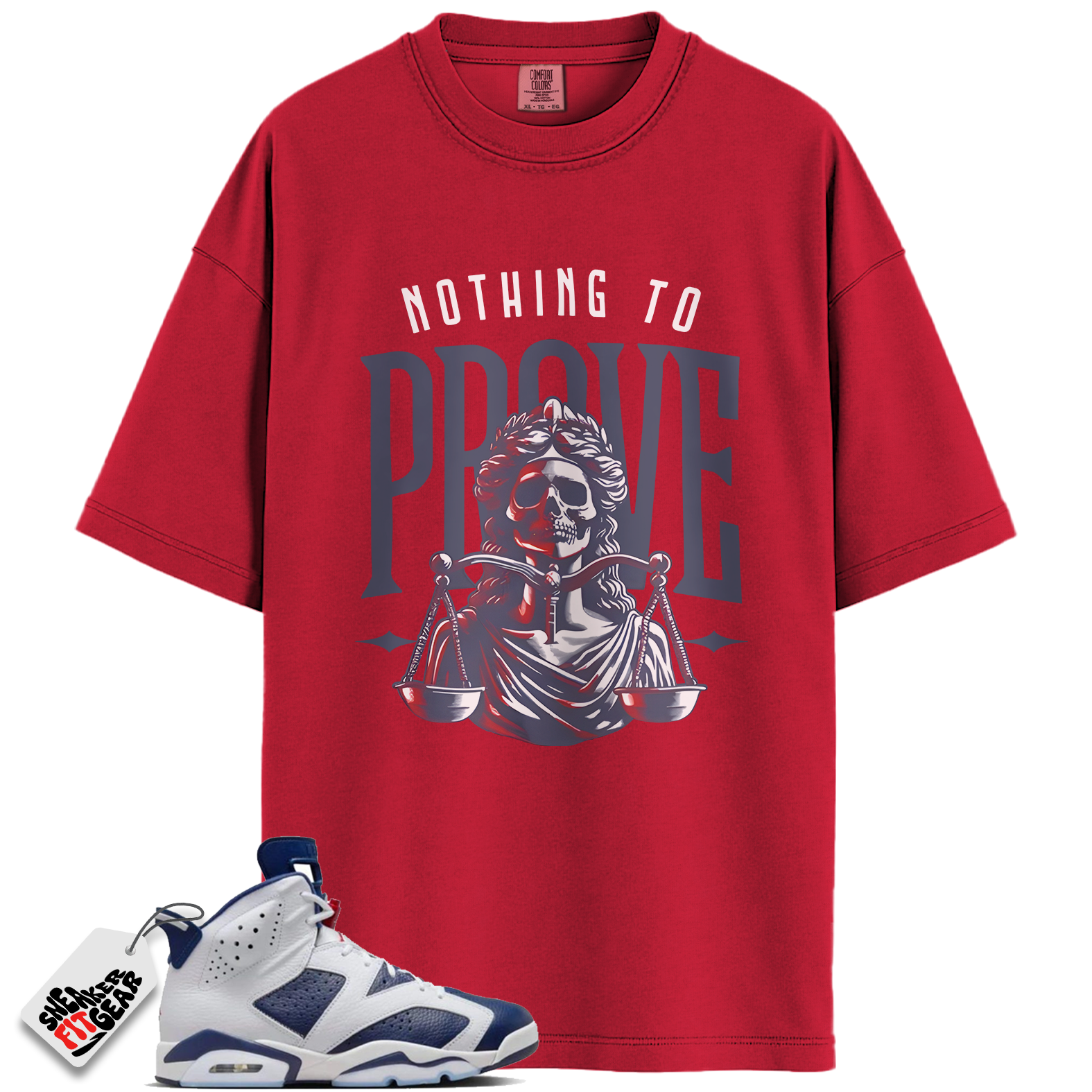 Jordan 6 Retro Olympic Match Shirts, Proof Sneaker Shirt To Match Jordan 6 Retro Olympic