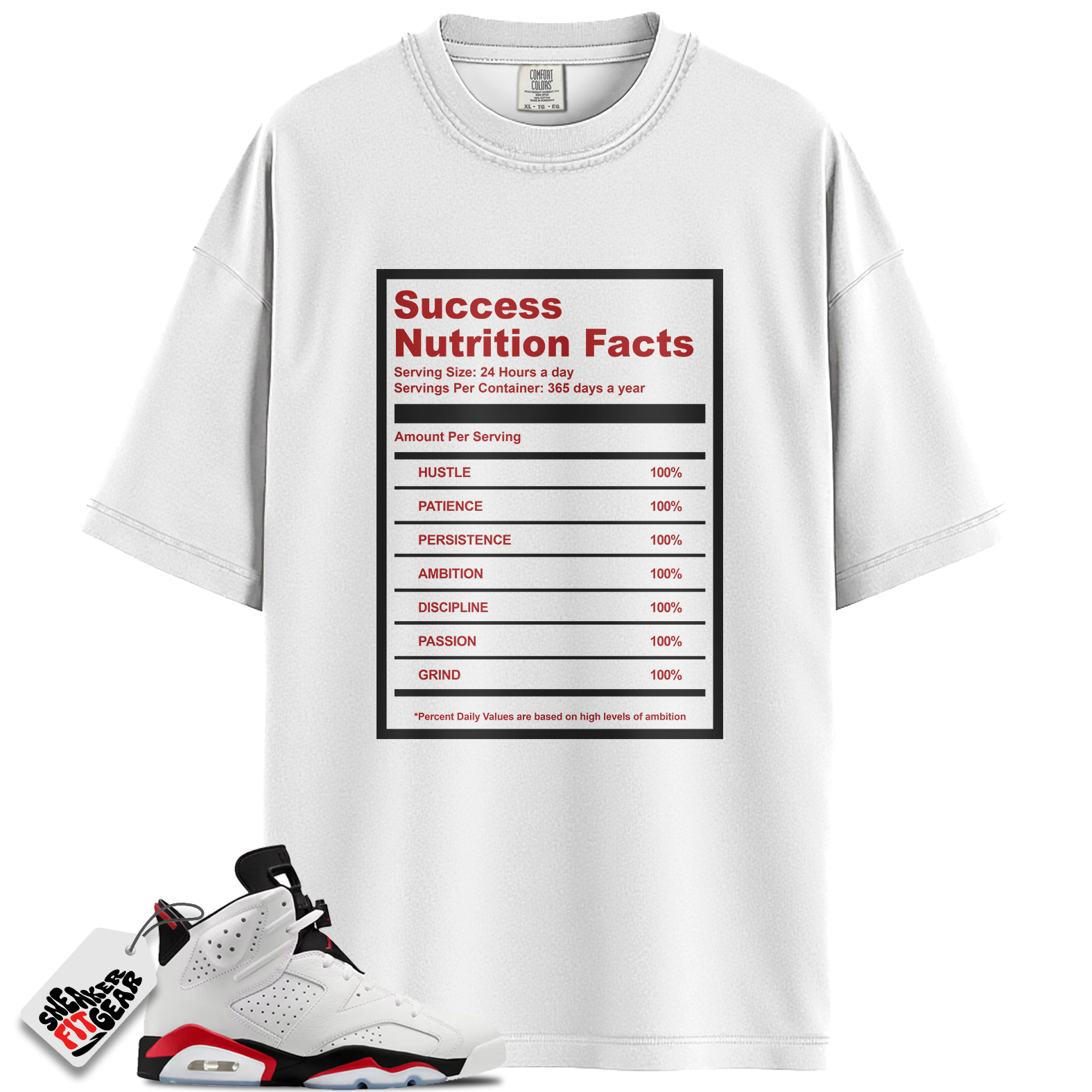 Jordan 6 Retro Fire Red Match Shirts, SUCC To Match Jordan 6 Retro Fire Red