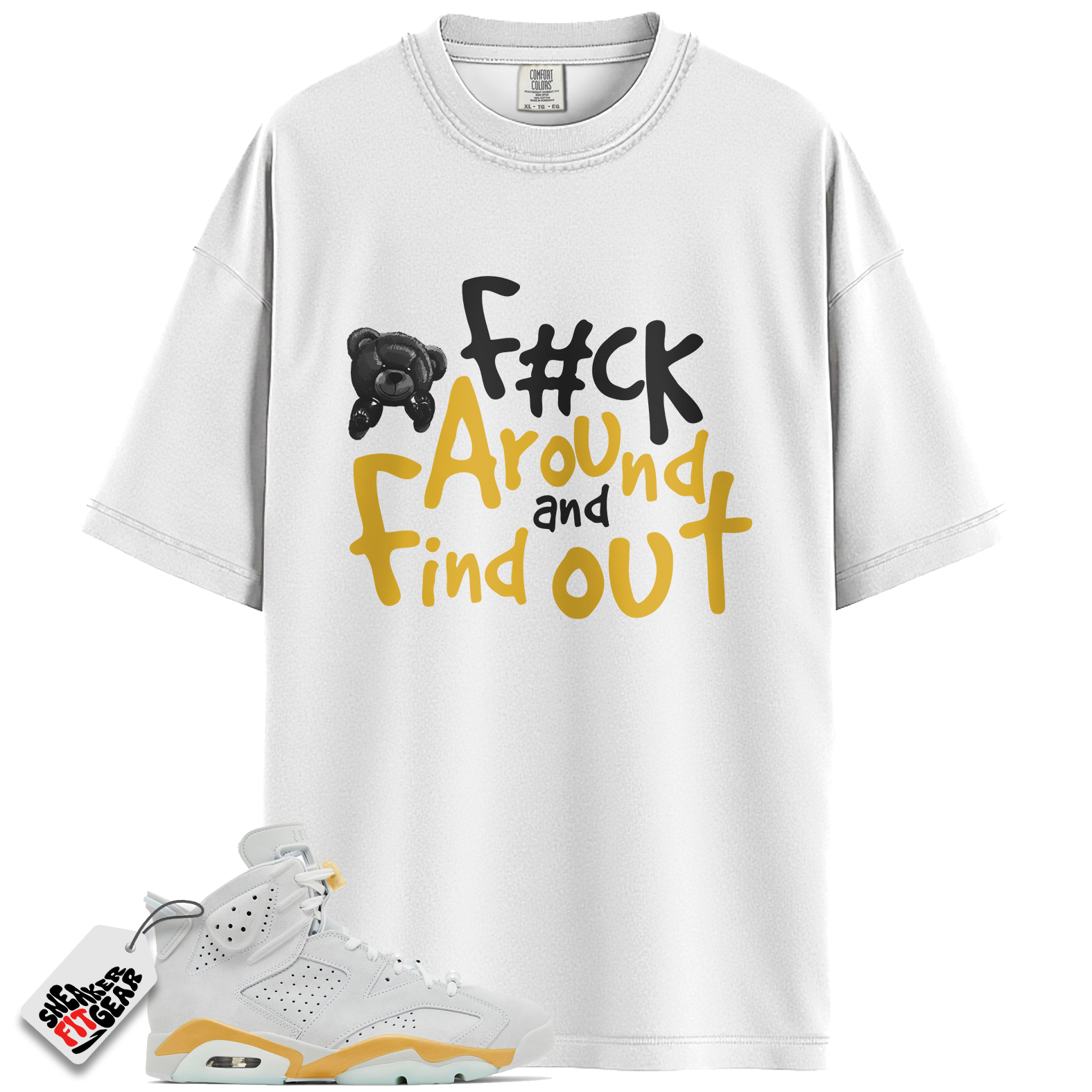 Women's Jordan 6 Retro Craft Pearl Match Shirts, FCK To Match Women's Jordan 6 Retro Craft Pearl