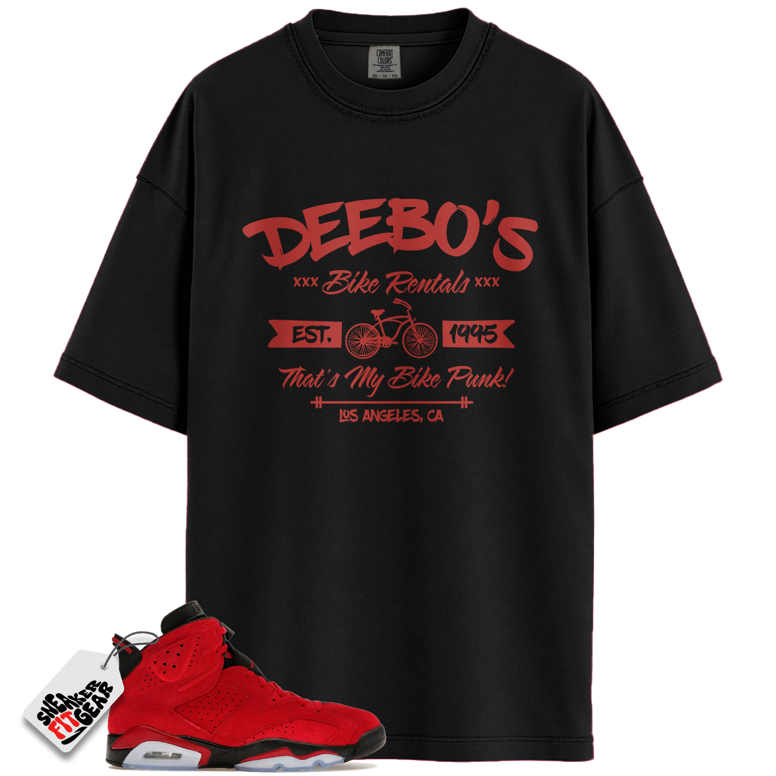 Jordan 6 Retro Toro Bravo Match Shirts, Deebo’s Bike Shop Shirt To Match Jordan 6 Retro Toro Bravo