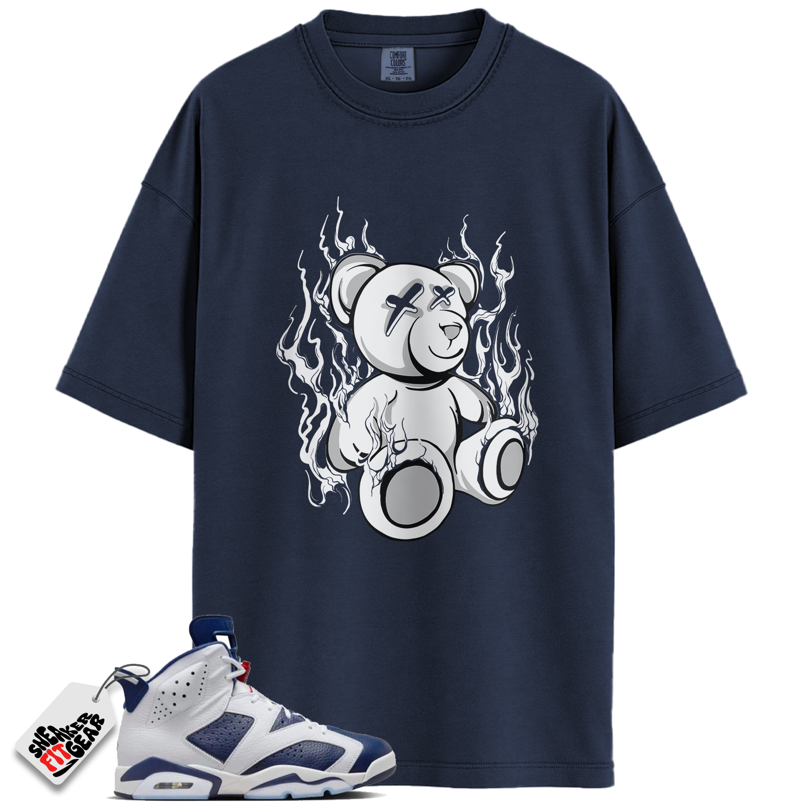 Jordan 6 Retro Olympic Match Shirts, LIT To Match Jordan 6 Retro Olympic