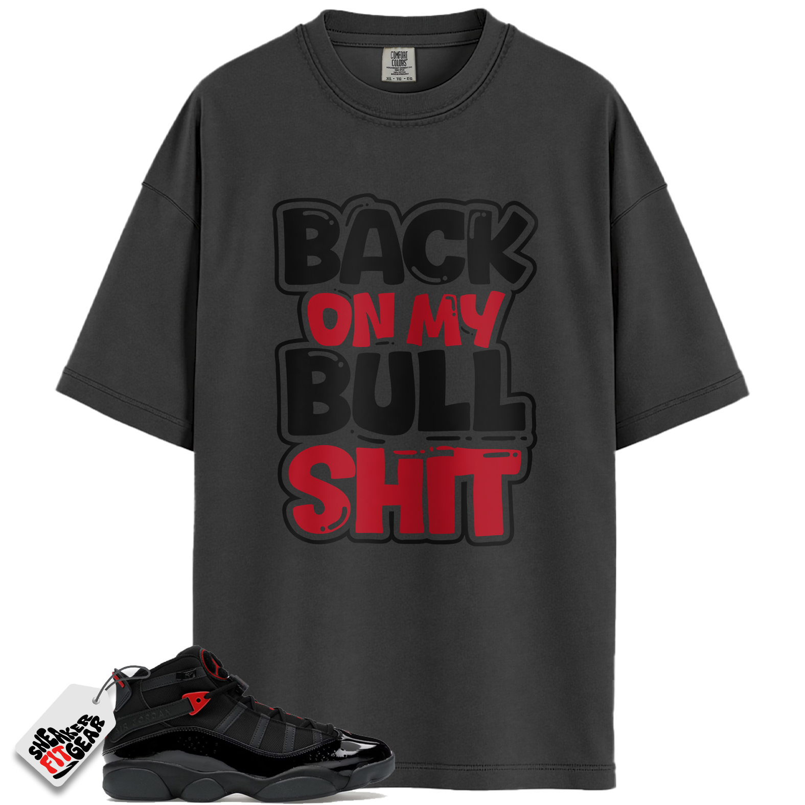 Jordan 6 Rings Anthracite Match Shirts, BULL To Match Jordan 6 Rings Anthracite