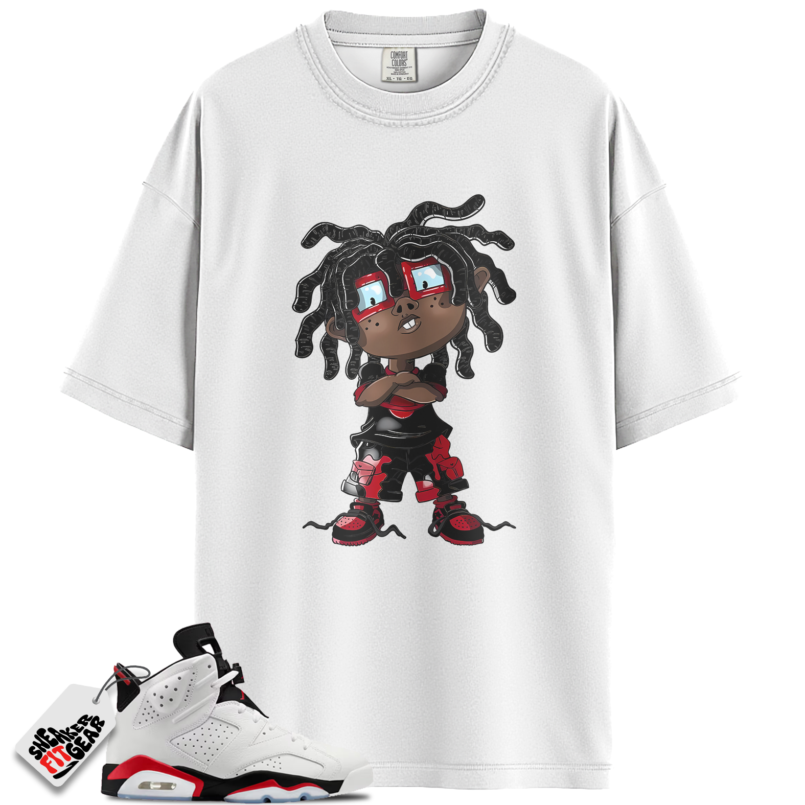 Jordan 6 Retro Fire Red Match Shirts, CHONGO To Match Jordan 6 Retro Fire Red