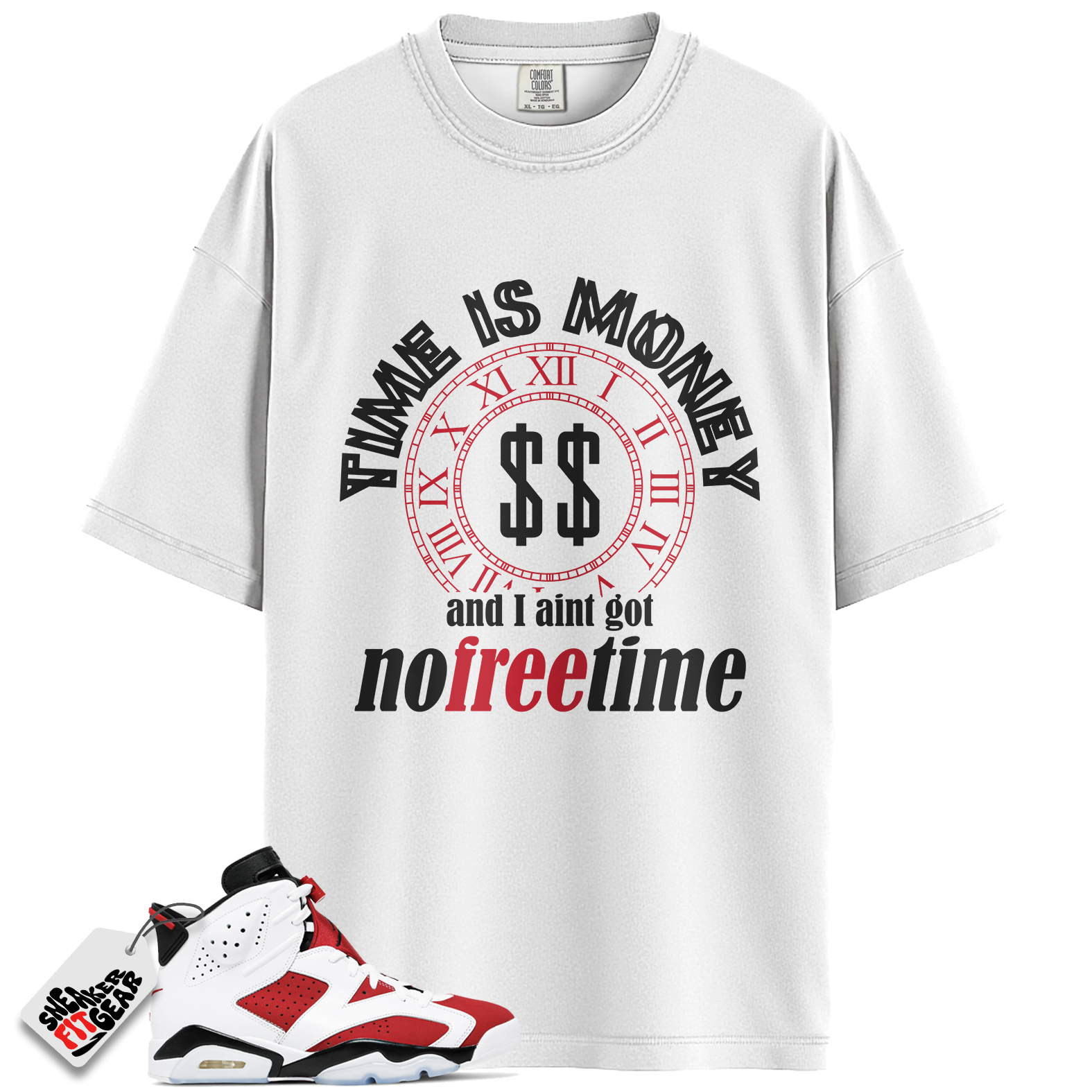 Jordan 6 Retro Carmine Match Shirts, FREE To Match Jordan 6 Retro Carmine