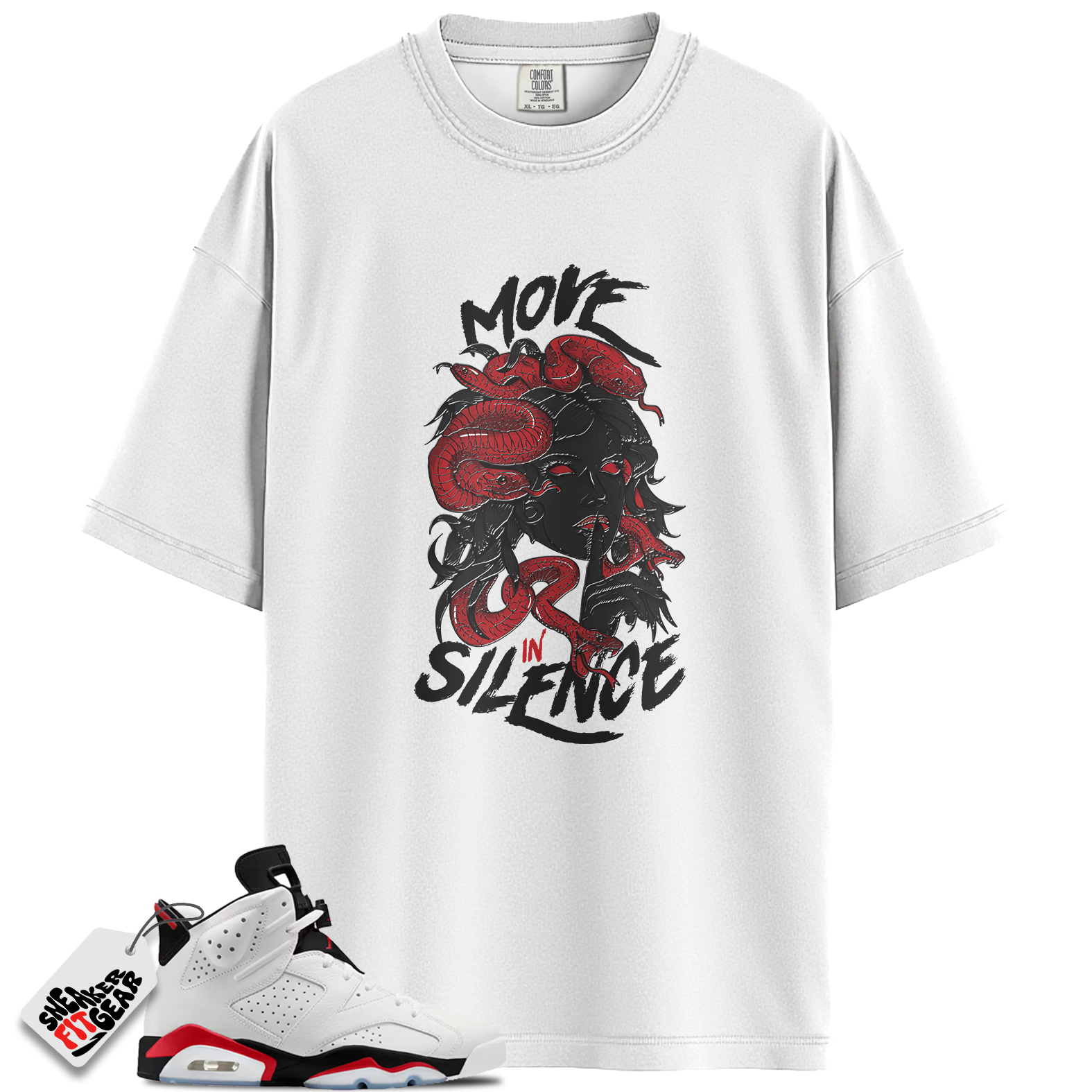 Jordan 6 Retro Fire Red Match Shirts, MIS To Match Jordan 6 Retro Fire Red