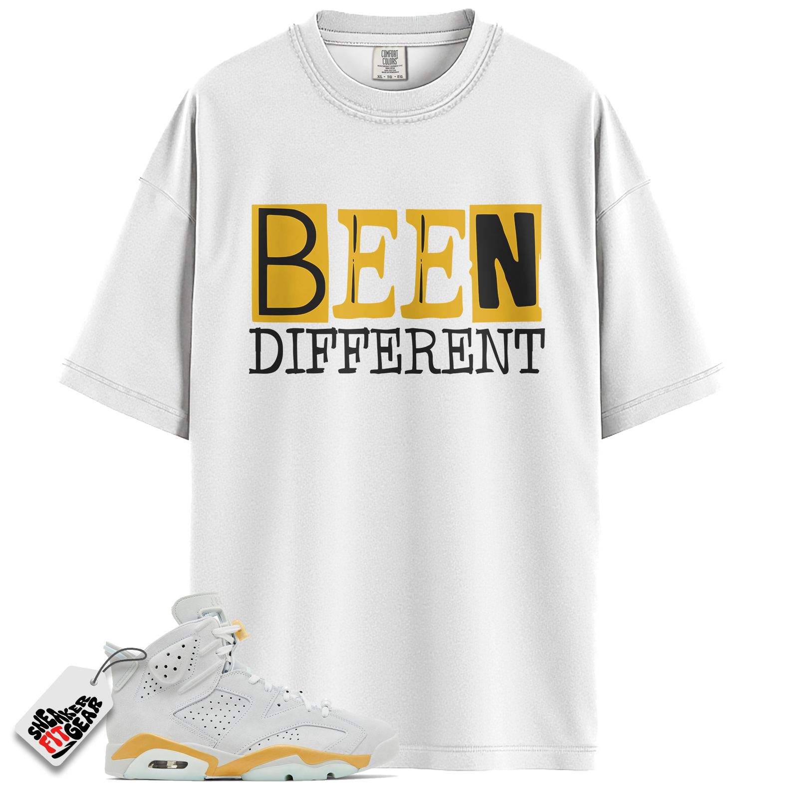 Women's Jordan 6 Retro Craft Pearl Match Shirts, BEEN To Match Women's Jordan 6 Retro Craft Pearl Main image