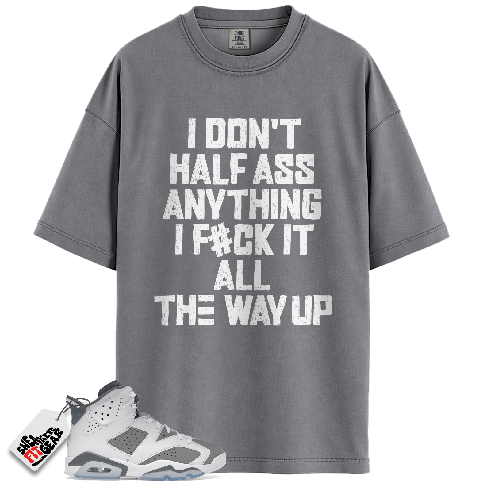 Jordan 6 Retro Cool Grey Match Shirts, HALF To Match Jordan 6 Retro Cool Grey Main image