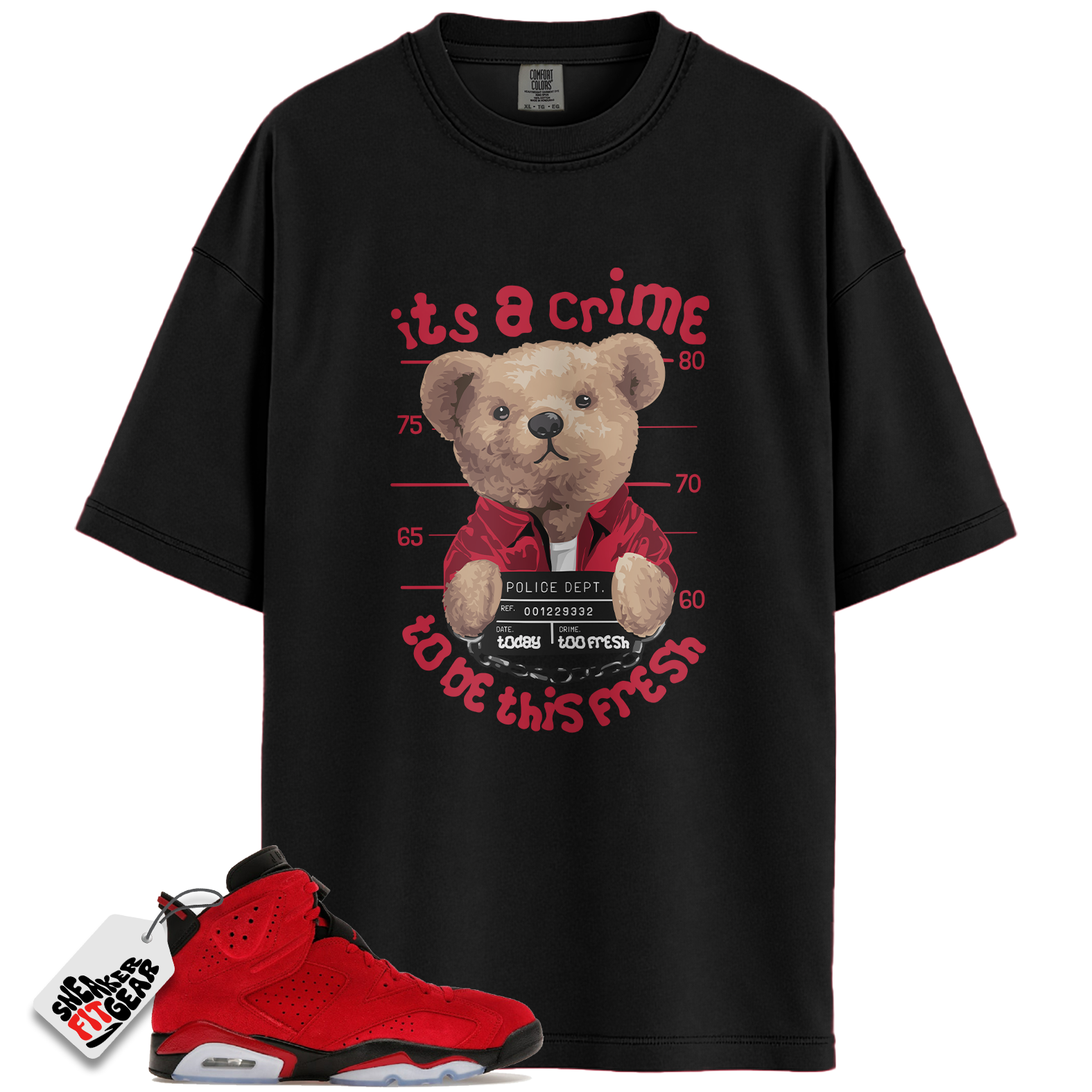 Jordan 6 Retro Toro Bravo Match Shirts, CRIME Shirt To Match Jordan 6 Retro Toro Bravo