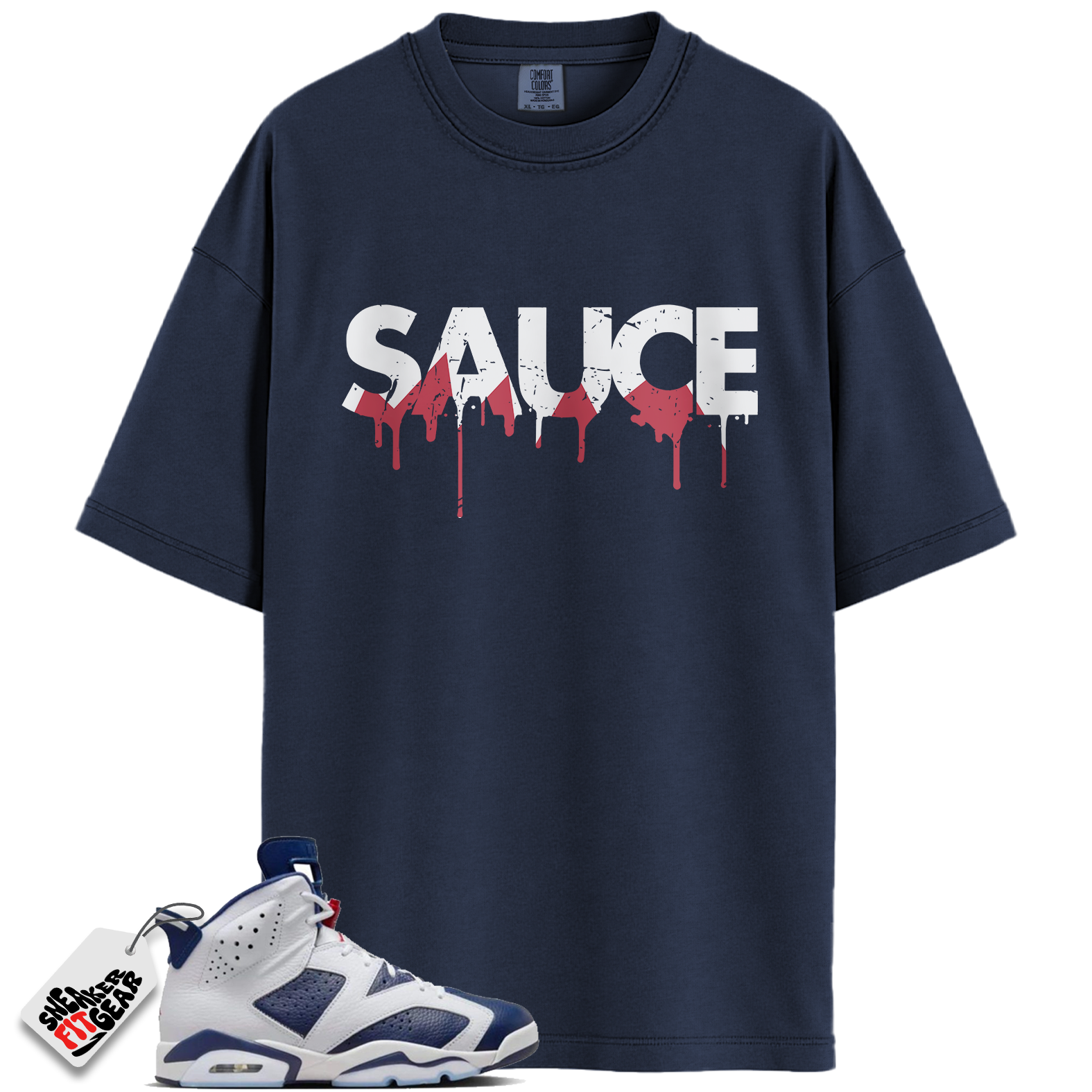 Jordan 6 Retro Olympic Match Shirts, Sauce Shirt To Match Jordan 6 Retro Olympic